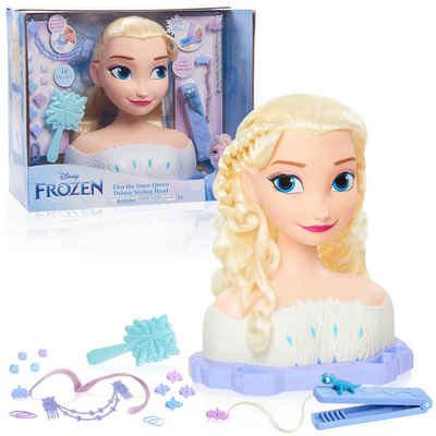 JustPlay Frisierkopf Disney Frozen 2 Elsa the Snow Queen Deluxe Styling Head