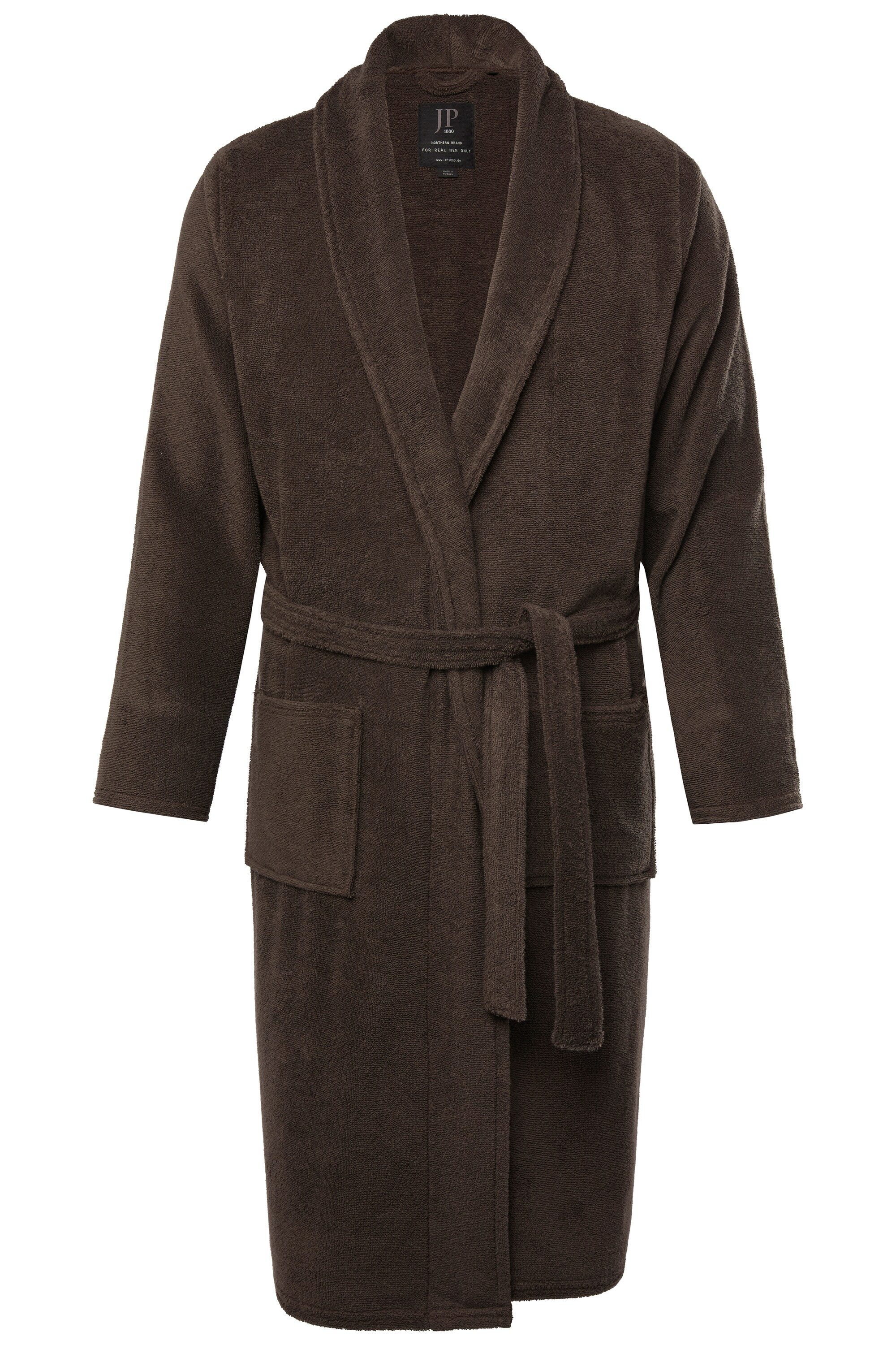 JP1880 Bademantel bis 7XL Herren-Bademantel Morgenmantel Knielang, Langform günstig online kaufen