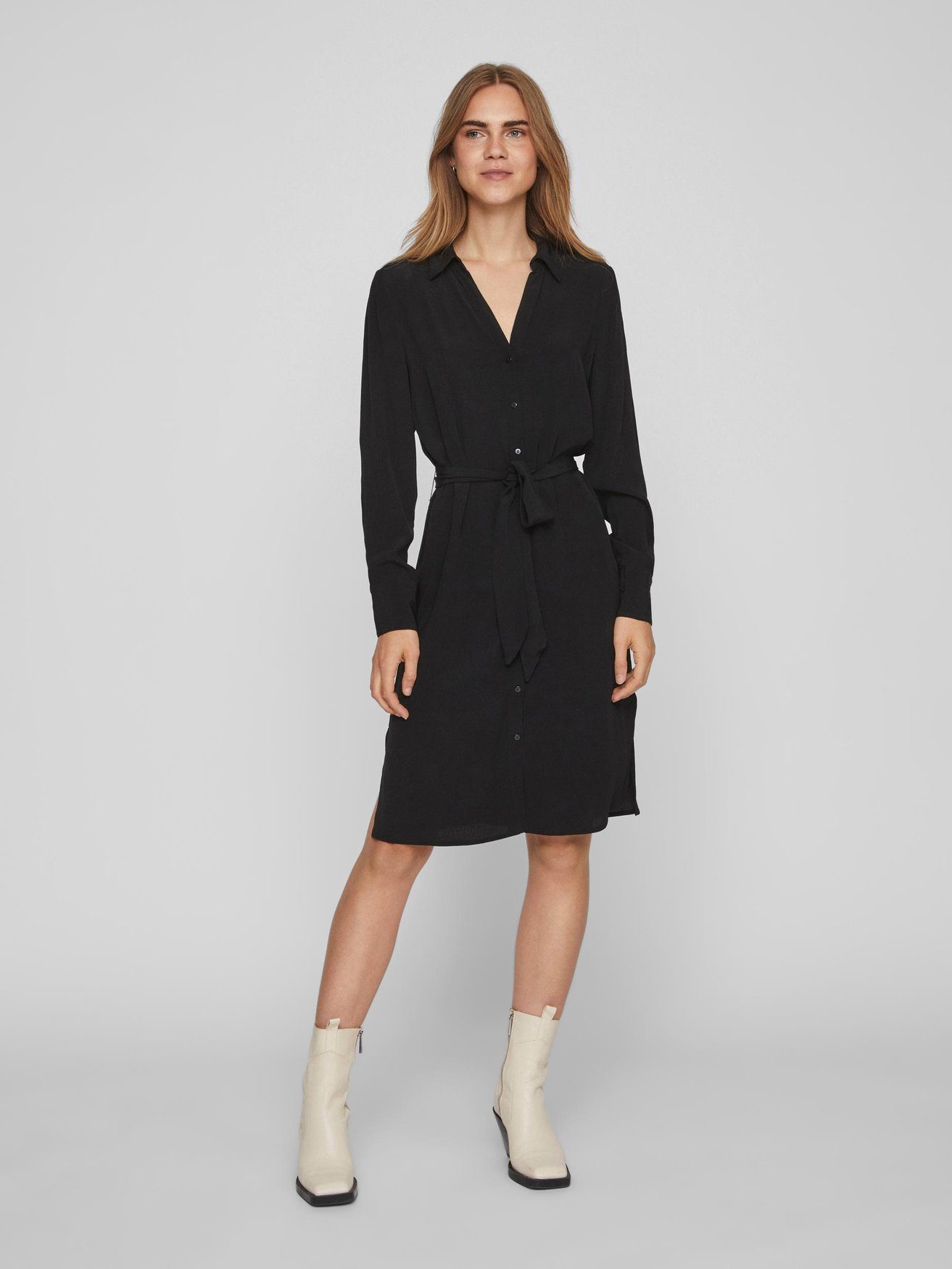 Vila Shirtkleid (lang) VIFINI L/S MIDI günstig online kaufen