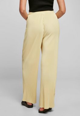 URBAN CLASSICS Stoffhose Urban Classics Damen Ladies Plisse Pants (1-tlg)