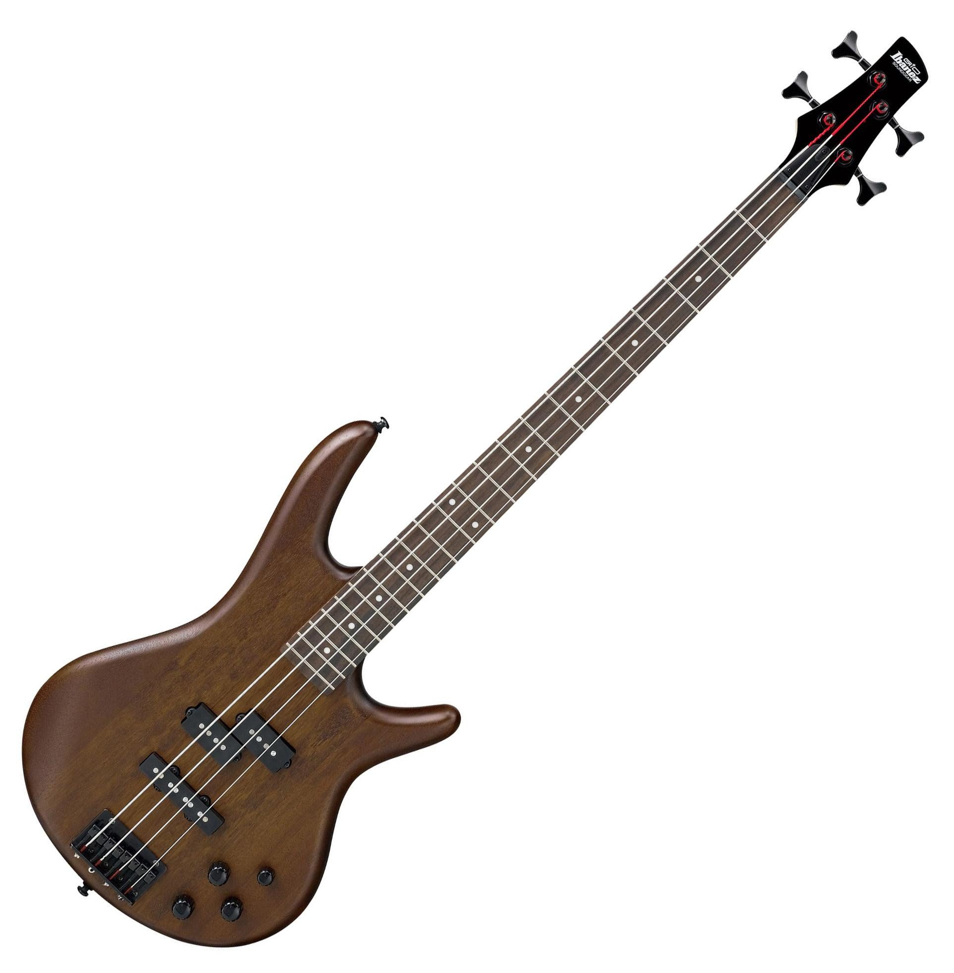 Ibanez E-Bass GIO GSR200B-WNF Walnut Flat, Soundgear, E-Bass, 4-Saiter Bass Phat II Equalizer