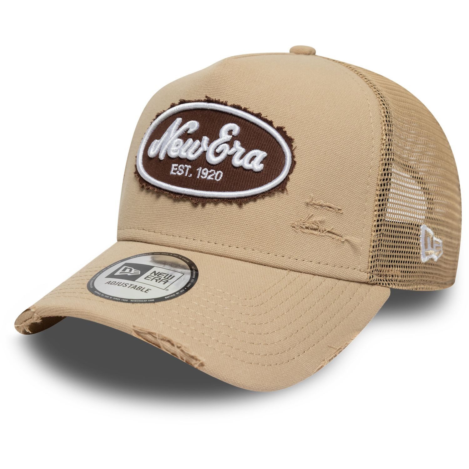 New Era Trucker Cap Distress Trucker BRAND PATCH günstig online kaufen