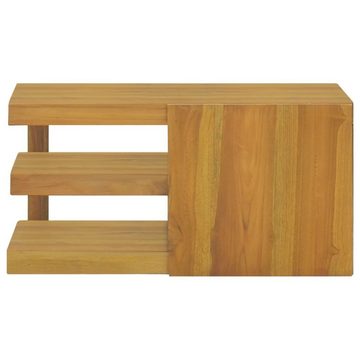 vidaXL Fächerschrank Wand-Badschrank 60x45x30 cm Massivholz Teak (1-St)