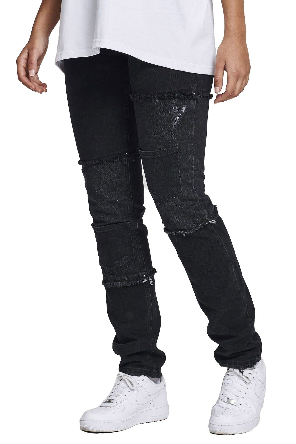 Destroyed Jeans in schwarz online kaufen » Ripped Jeans | OTTO