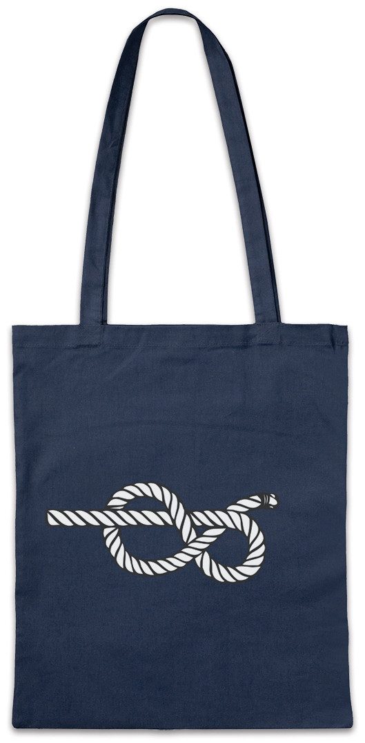 Beuteltasche Sailor's Knot II Stofftasche Figure Eight Seemannsknoten Nautical