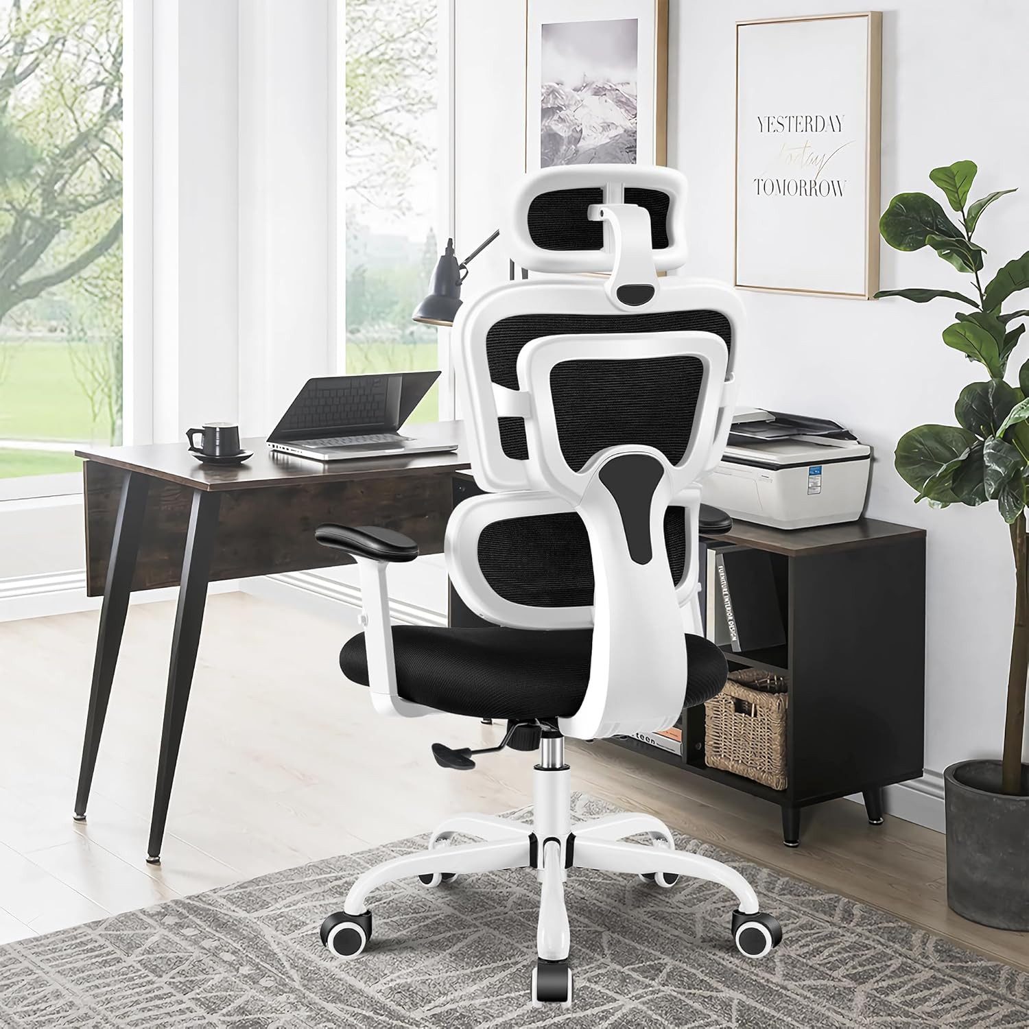 DoChair Bürostuhl ergonomischer Schreibtischstuhl 3D Kopfstütze günstig online kaufen
