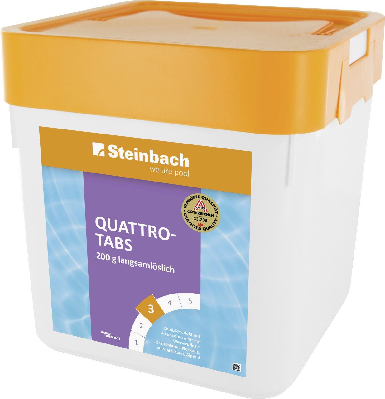 Poolpflege Steinbach Poolpflege Quattrotabs Tabs 5 kg