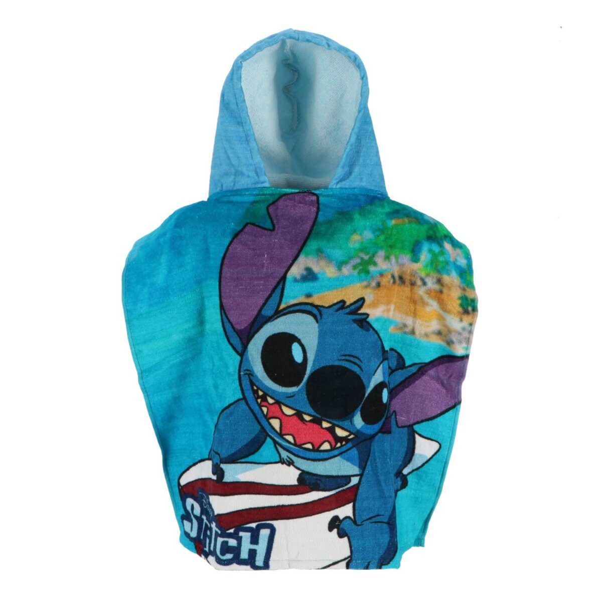 Poncho Lilo & Stitch Gemütlicher Kinder Kapuzenponcho