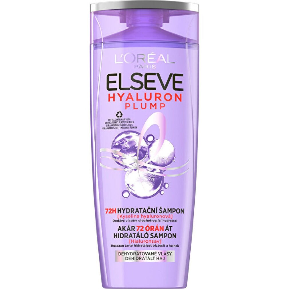 L'Oreal Deutschland Haarpflege-Set Elseve Hyaluron Plump Feuchtigkeitsshampoo