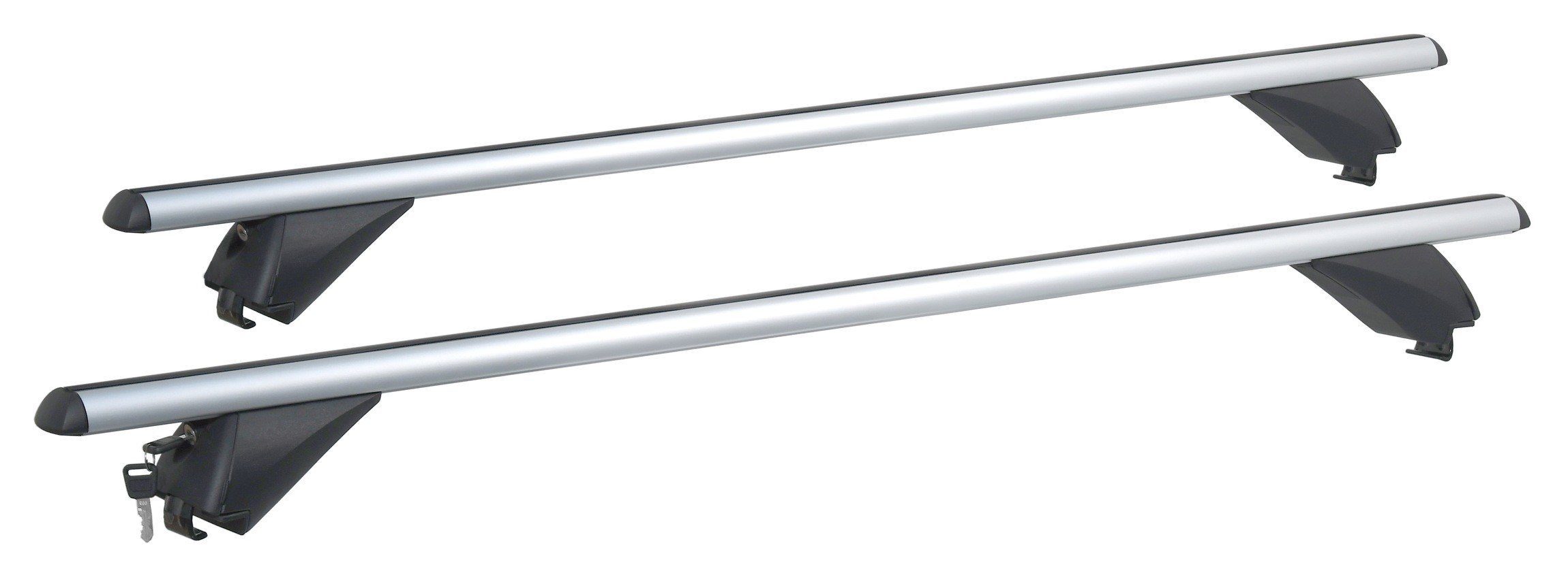 VDP Dachträger (Passend für Ihren Audi A6 SW (C7) (5Türer) ab 2011 mit anliegender Reling), VDP Alu Dachträger RB003 kompatibel mit Audi A6 Kombi (C7) (5Türer) ab 2011