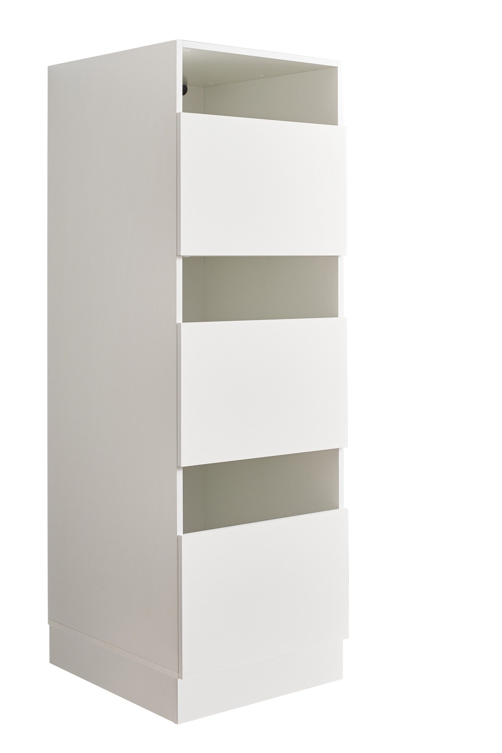 freiraum Wäscheschrank LAUNDREEZY in weiß, Holzwerkstoff - 50x162x67,5cm (BxHxT)