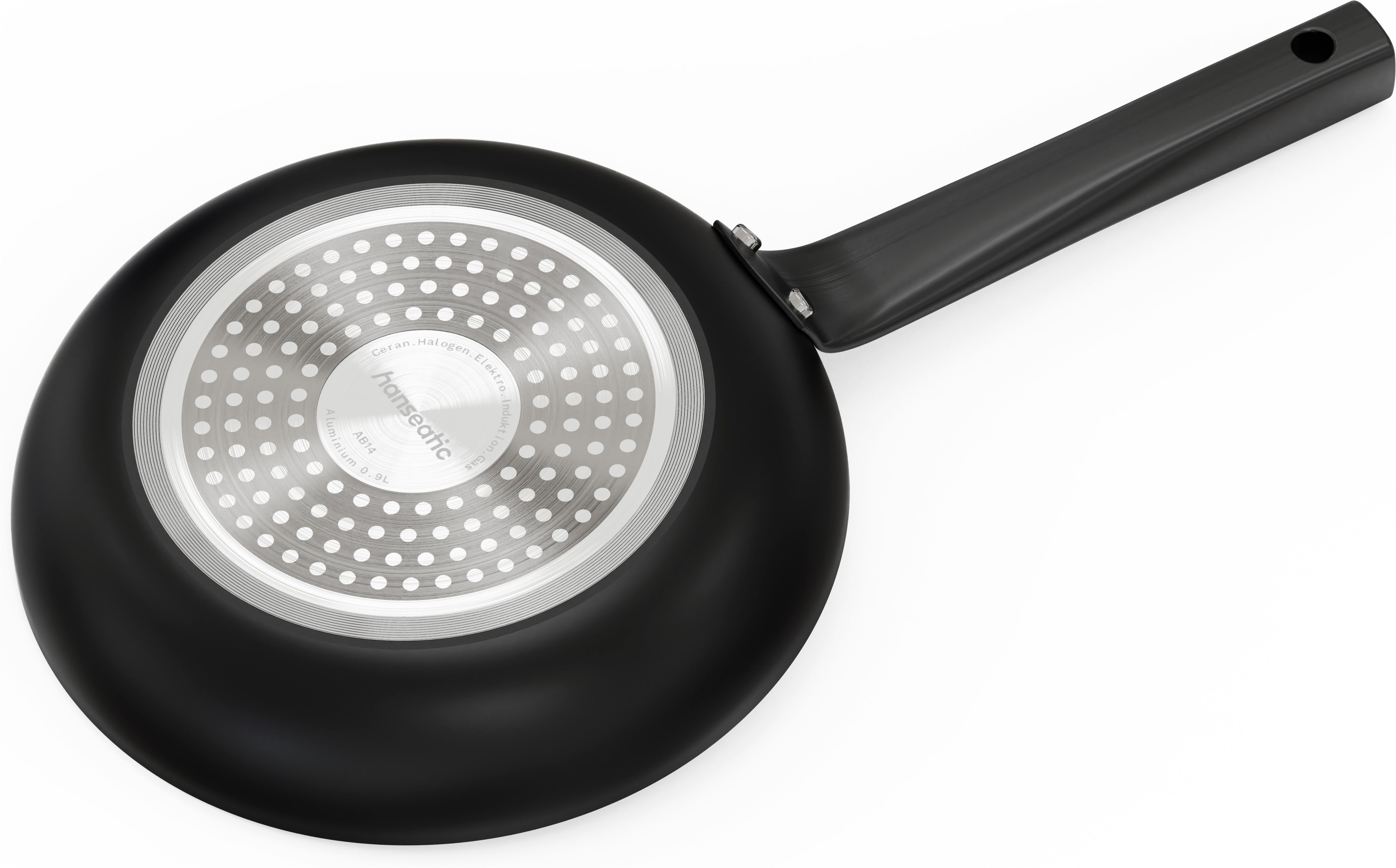 Hanseatic Bratpfanne ALU BASIC, Aluminium (1-tlg), Pfanne mit Antihaftbeschichtung, für alle Herdarten, inkl. Induktion