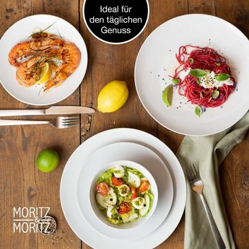 Moritz & Moritz Tafelservice BASIC Geschirrset (18-tlg), 6 Personen, Kombigeschirr für 6 Personen