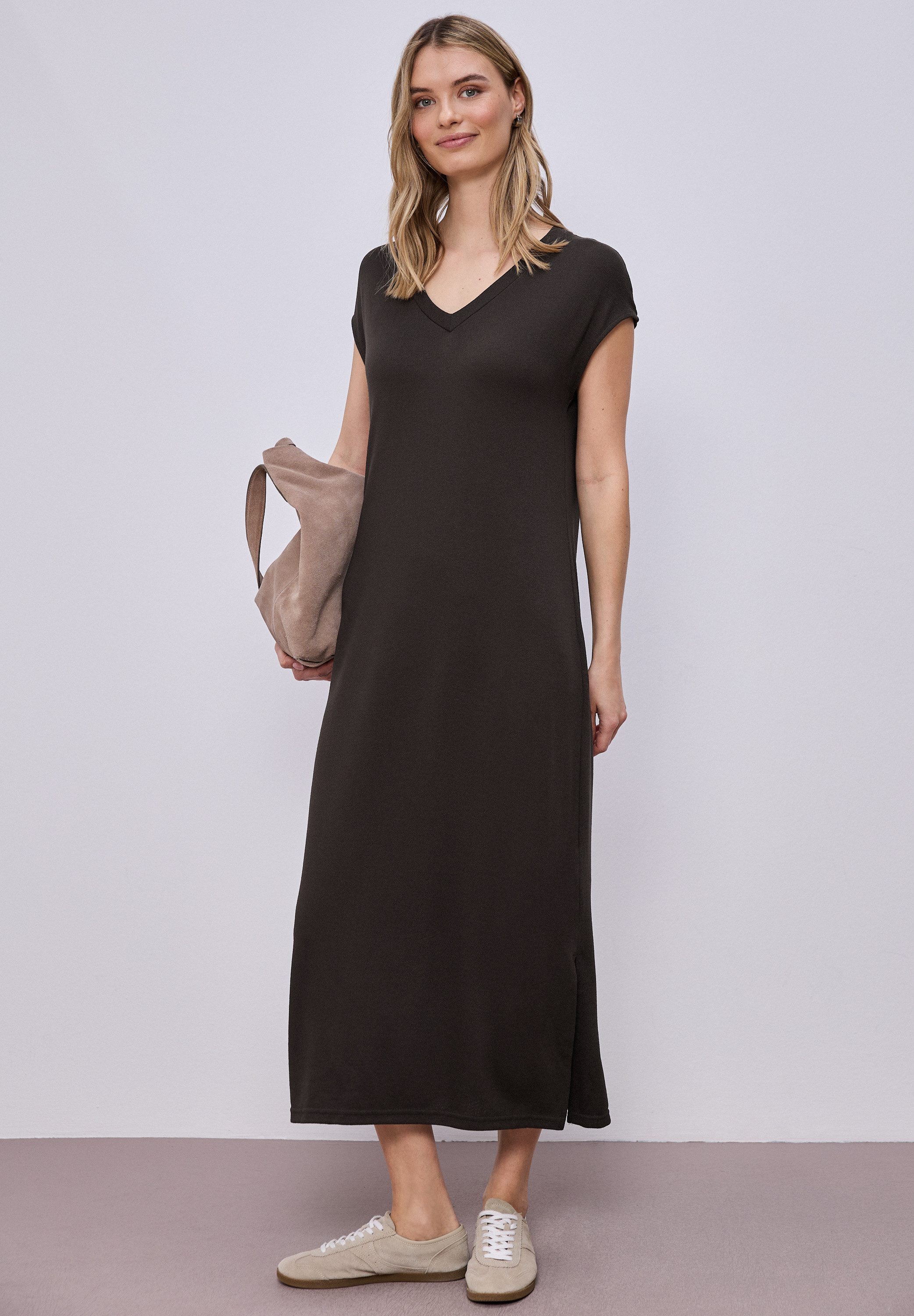 STREET ONE Midikleid soft und trageangenehm