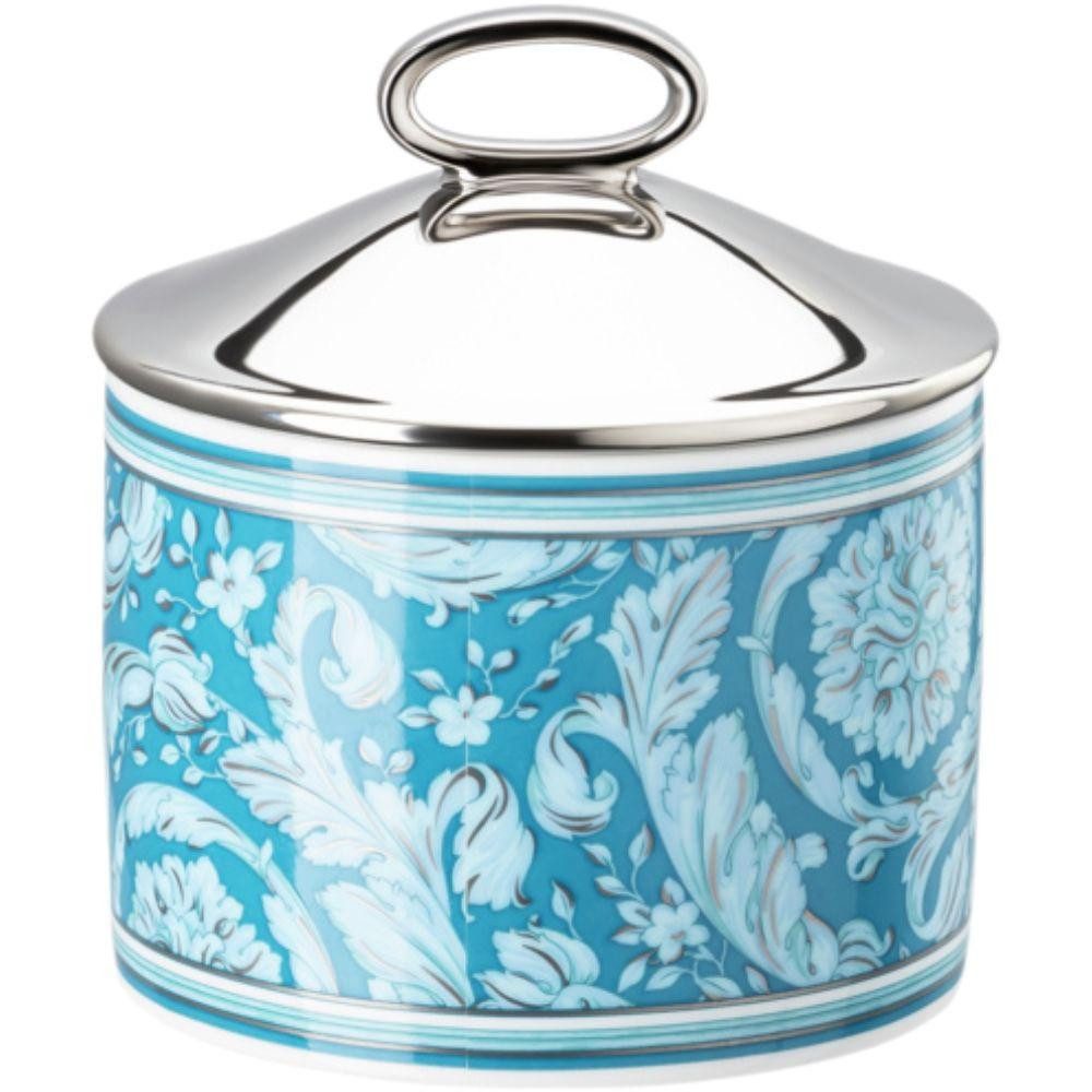 Versace Kissenhülle by Rosenthal Duftkerze Barocco Teal (Klein)
