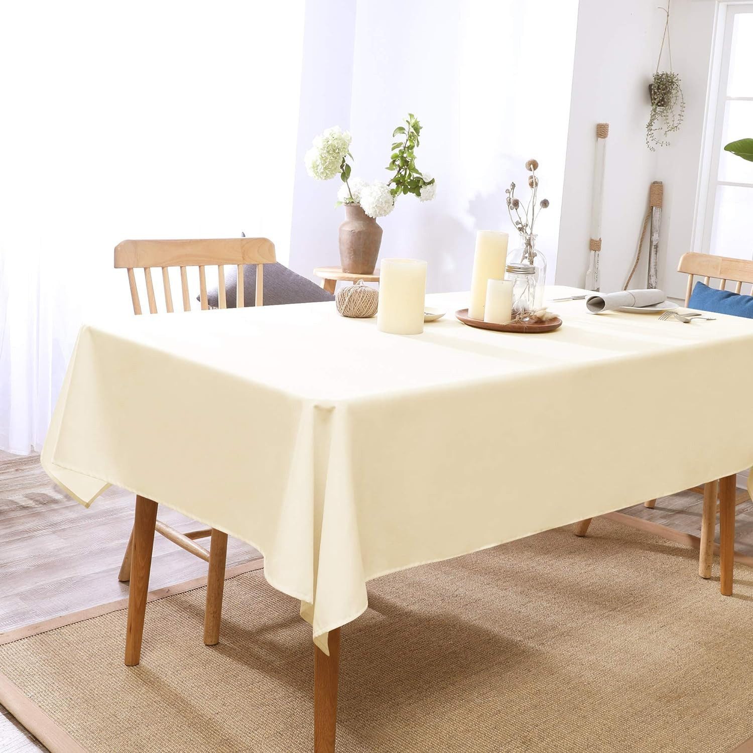 Deconovo Tischdecke Wasserabweisend Tischwäsche Abwaschbar Tischtücher günstig online kaufen