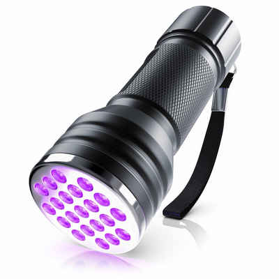 Brandson LED Taschenlampe, LED UV Schwarzlicht Taschenlampe Bernsteindetektor Mini / Ultraviolett Leuchte 21x LEDs