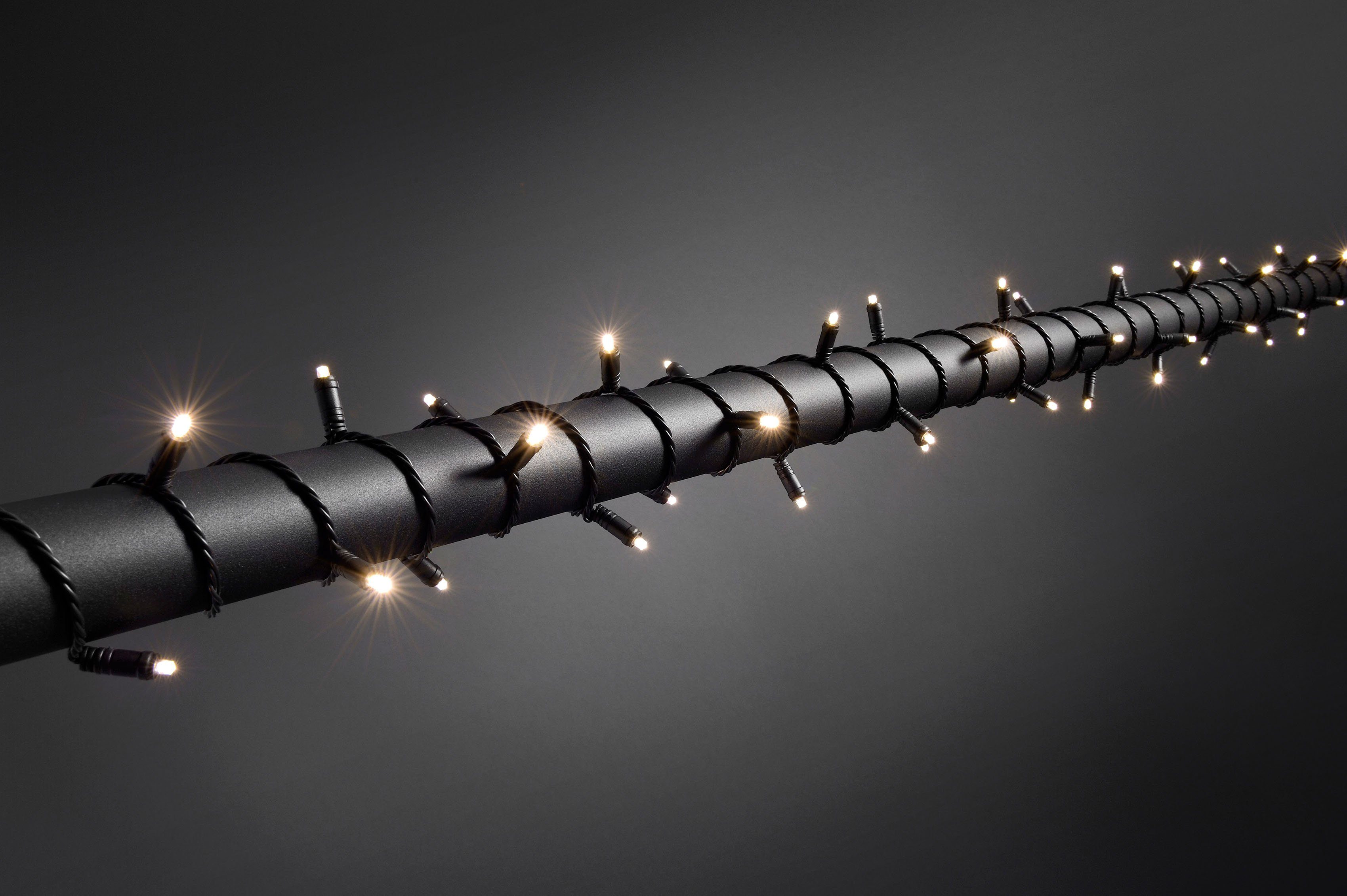 KONSTSMIDE LED-Lichterkette, 120-flammig, Micro LED mit Dimmer, schutzisoliert/umgossen, 120 warm weiße Dioden