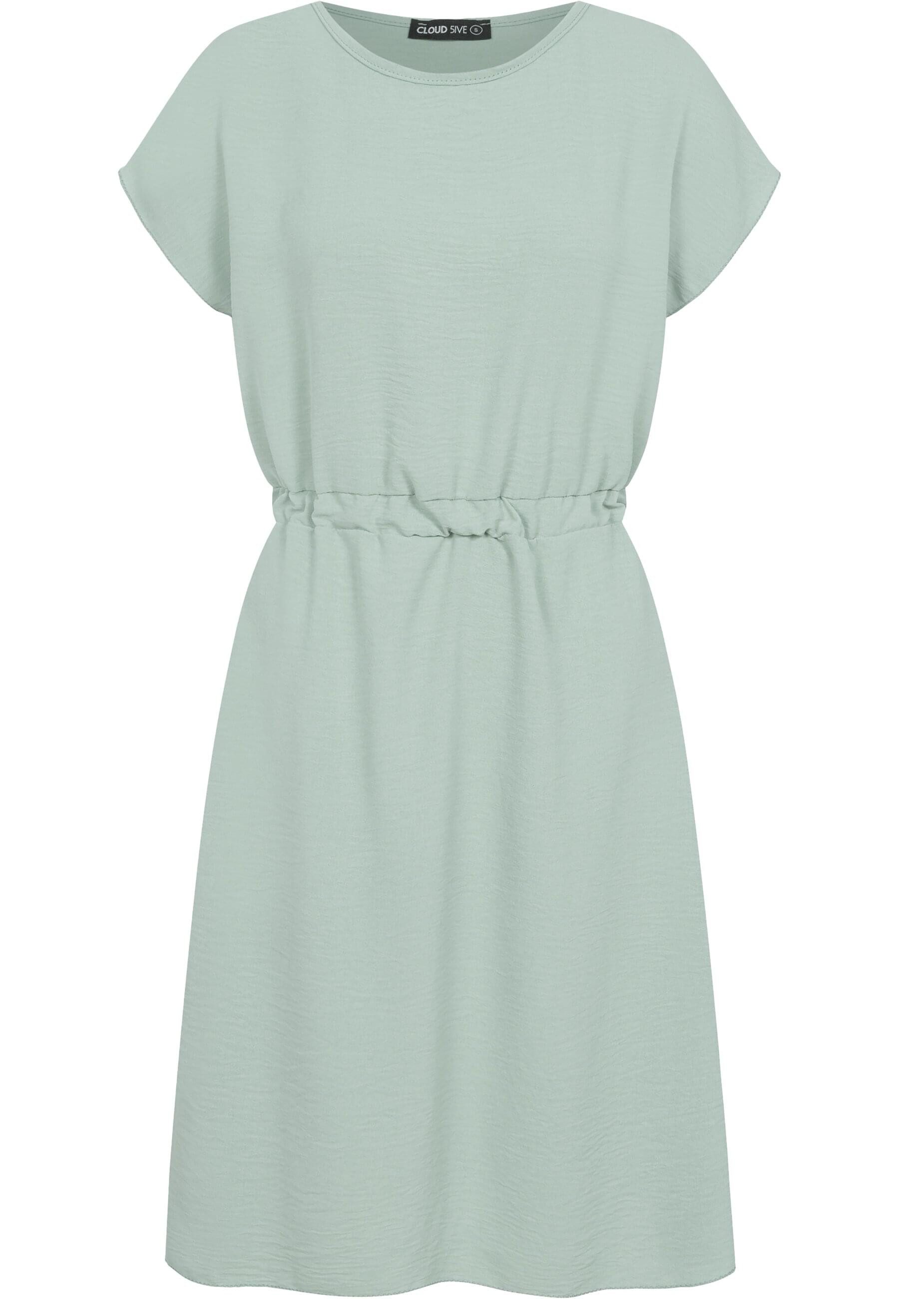 CLOUD 5IVE Shirtkleid CLOUD 5IVE Musselin T-Shirt-Kleid mit elastischem Tai günstig online kaufen
