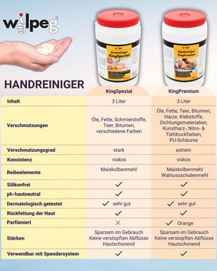 wilpeg® Handcreme Handreiniger KingPremium 3x 3L - Handwaschpaste reinigend und pflegend