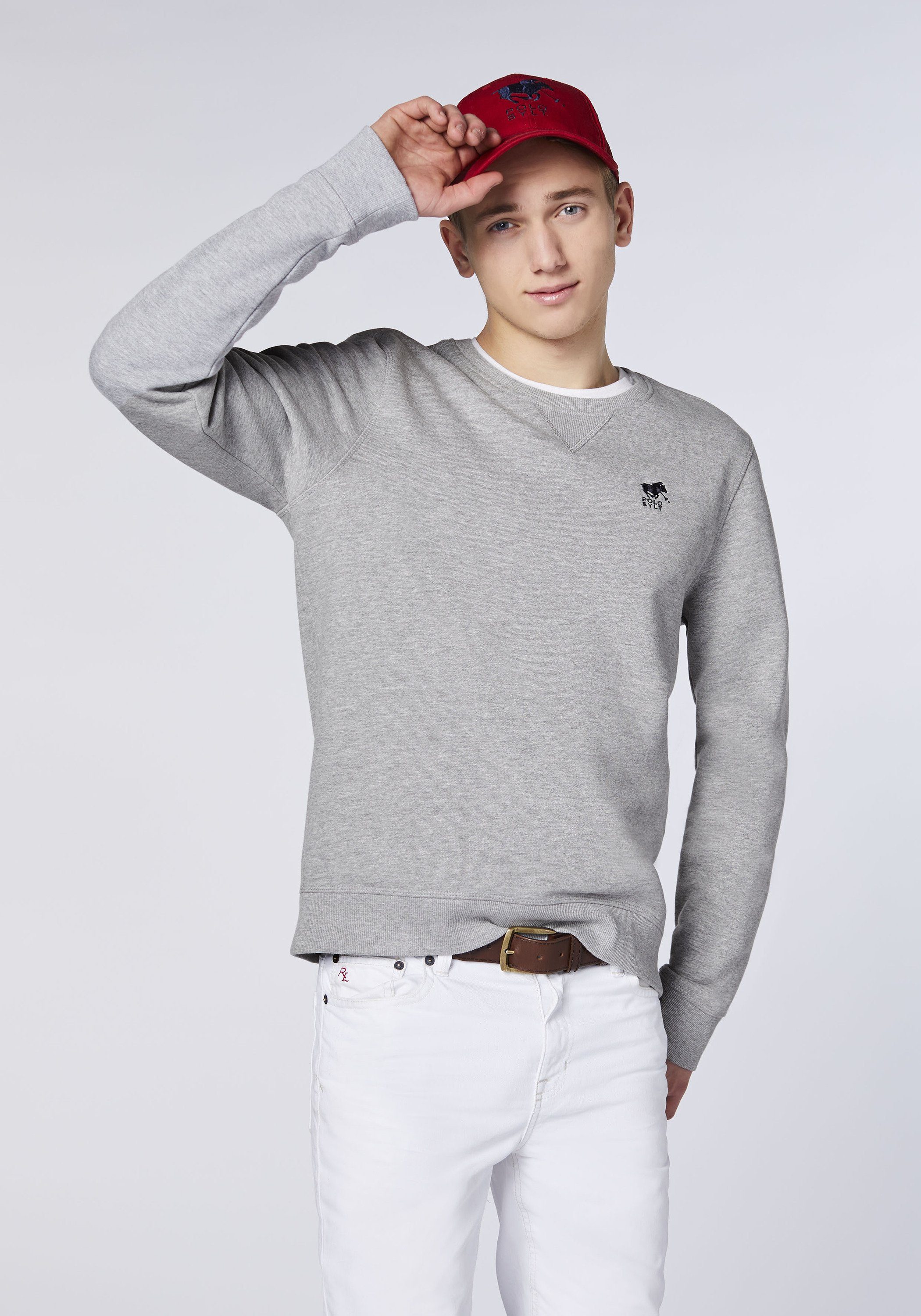 Polo Sylt Sweatshirt mit gesticktem Logo