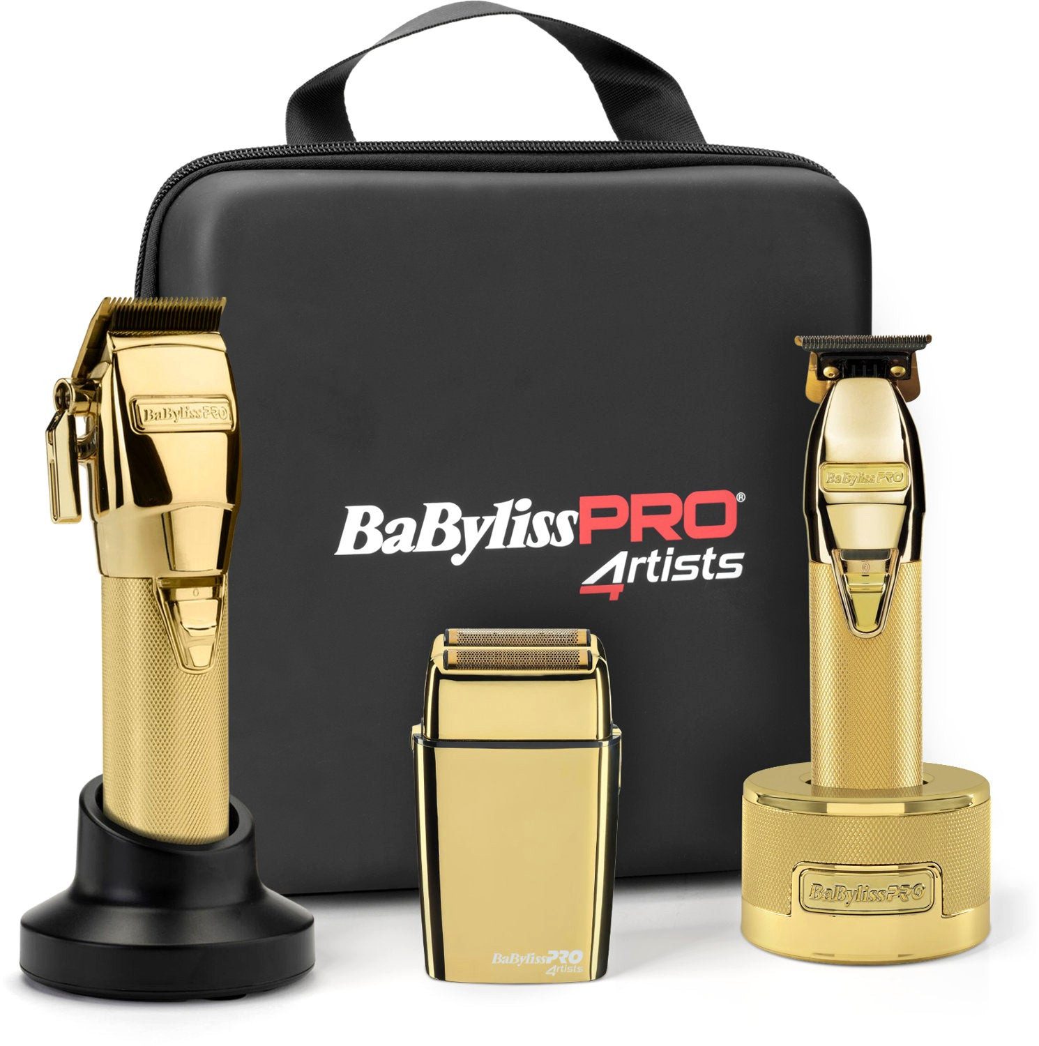 BaByliss Haarschneider BaByliss PRO Metal FX Combi Gold Set mit Haarschneider