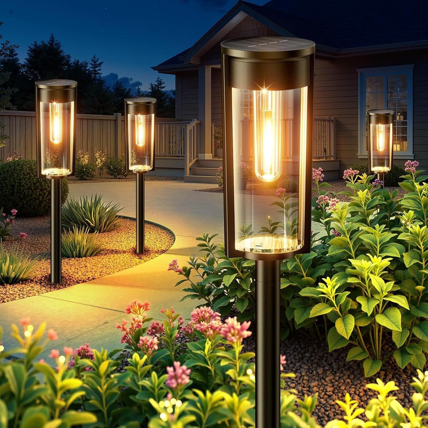 BlingBin LED Solarleuchte Garten Solarleuchten FüR günstig online kaufen