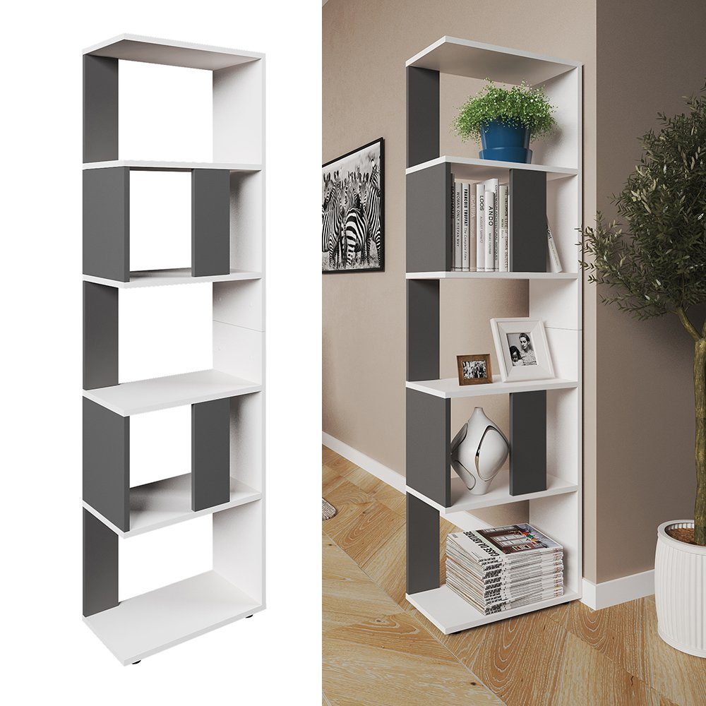 Vicco Raumteiler, Anthrazit/Weiß, 45 x 162.6 günstig online kaufen