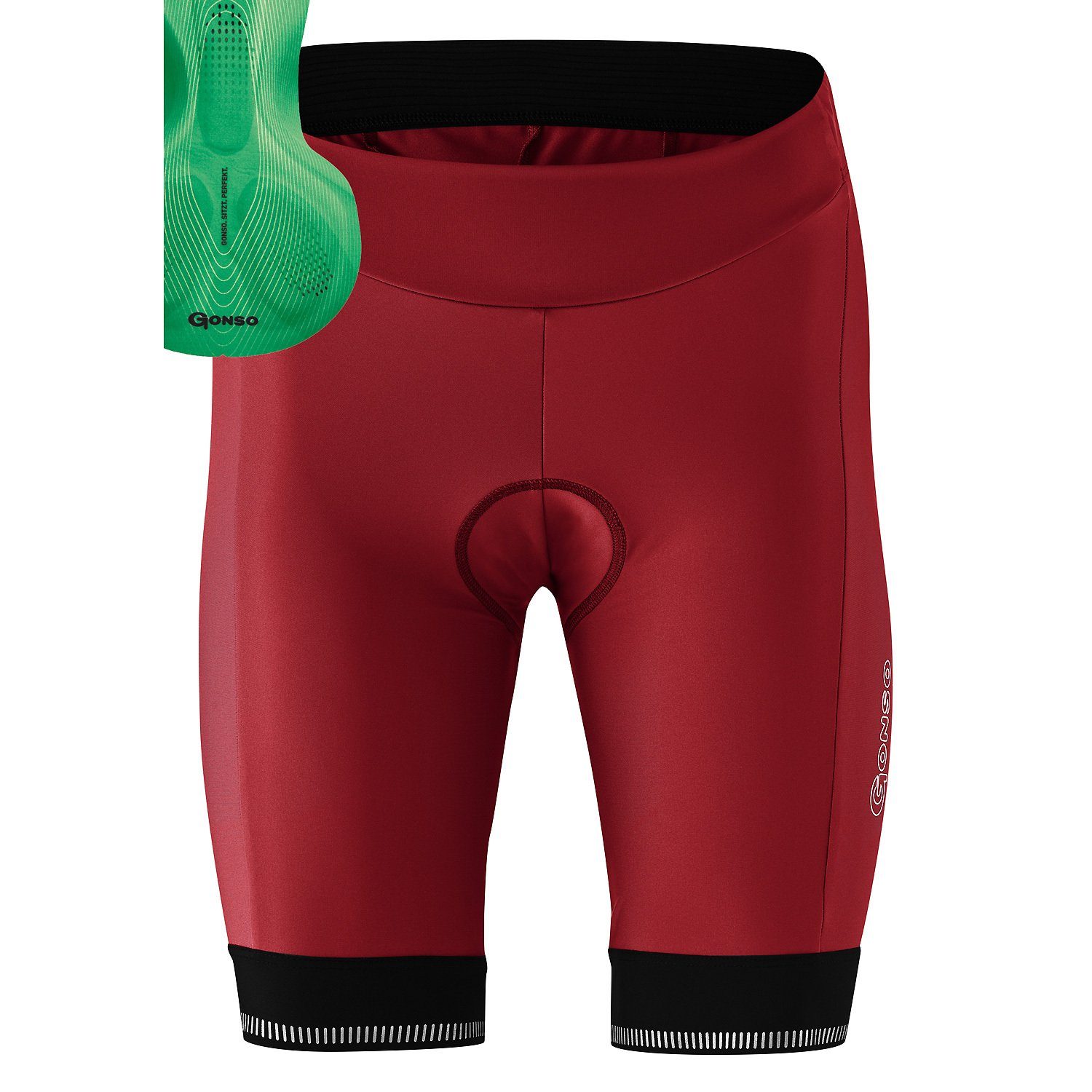 Bright 2-in-1-Shorts Pomegranate - Radshort Gonso SITIVO Green Juice