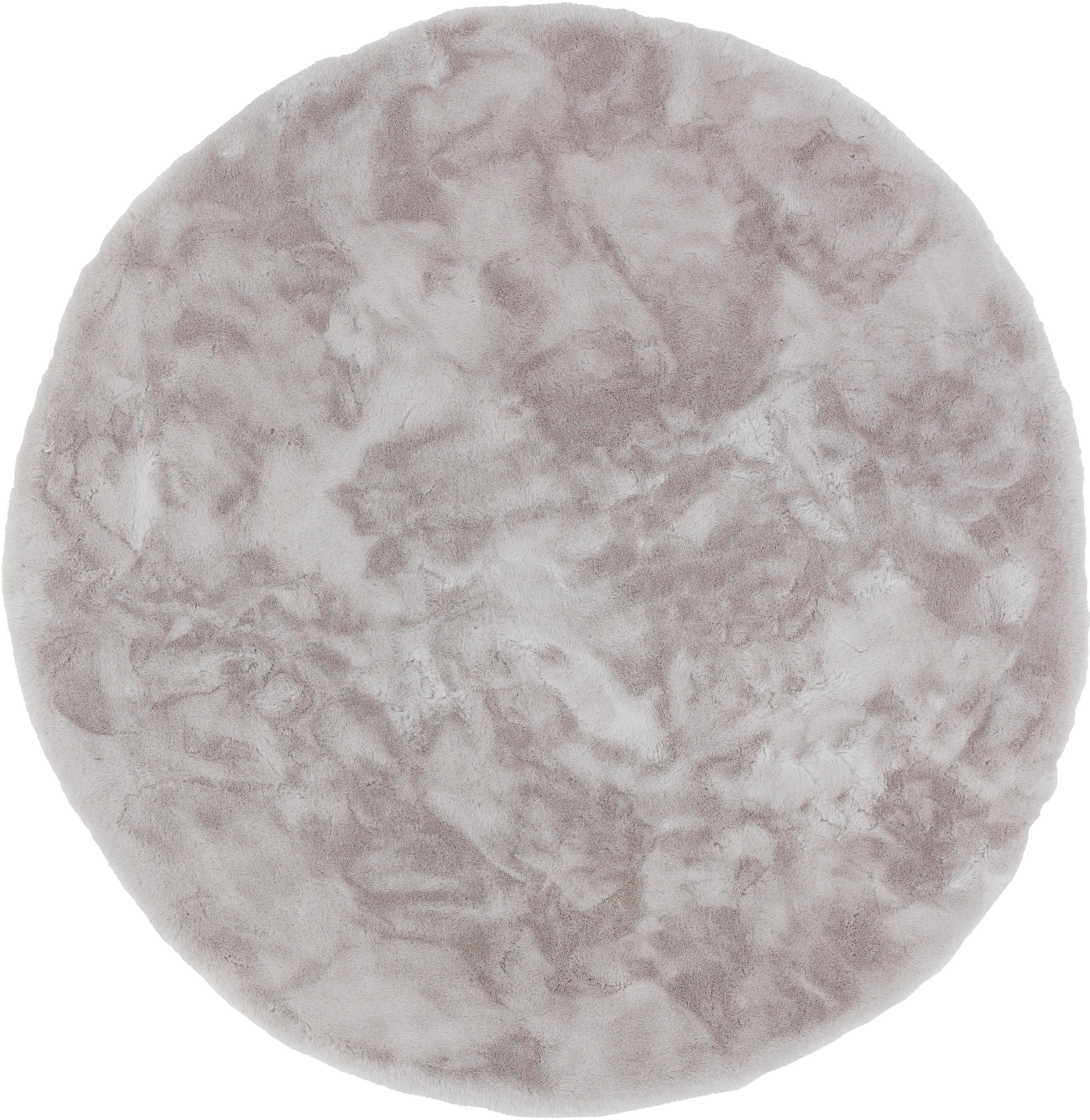SCHÖNER WOHNEN-Kollektion Fellteppich Tender, rund, Höhe: 26 mm, besonders weich durch Microfaser, Kunstfell, waschbar, Wohnzimmer