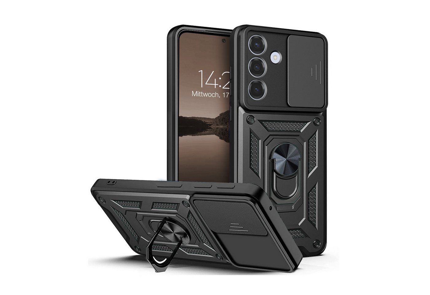 Tec-Expert Handyhülle Outdoor Cover Hülle für Samsung Galaxy S26, Premium Hülle mit Kameraschutz aus verstärktem Polycarbonat