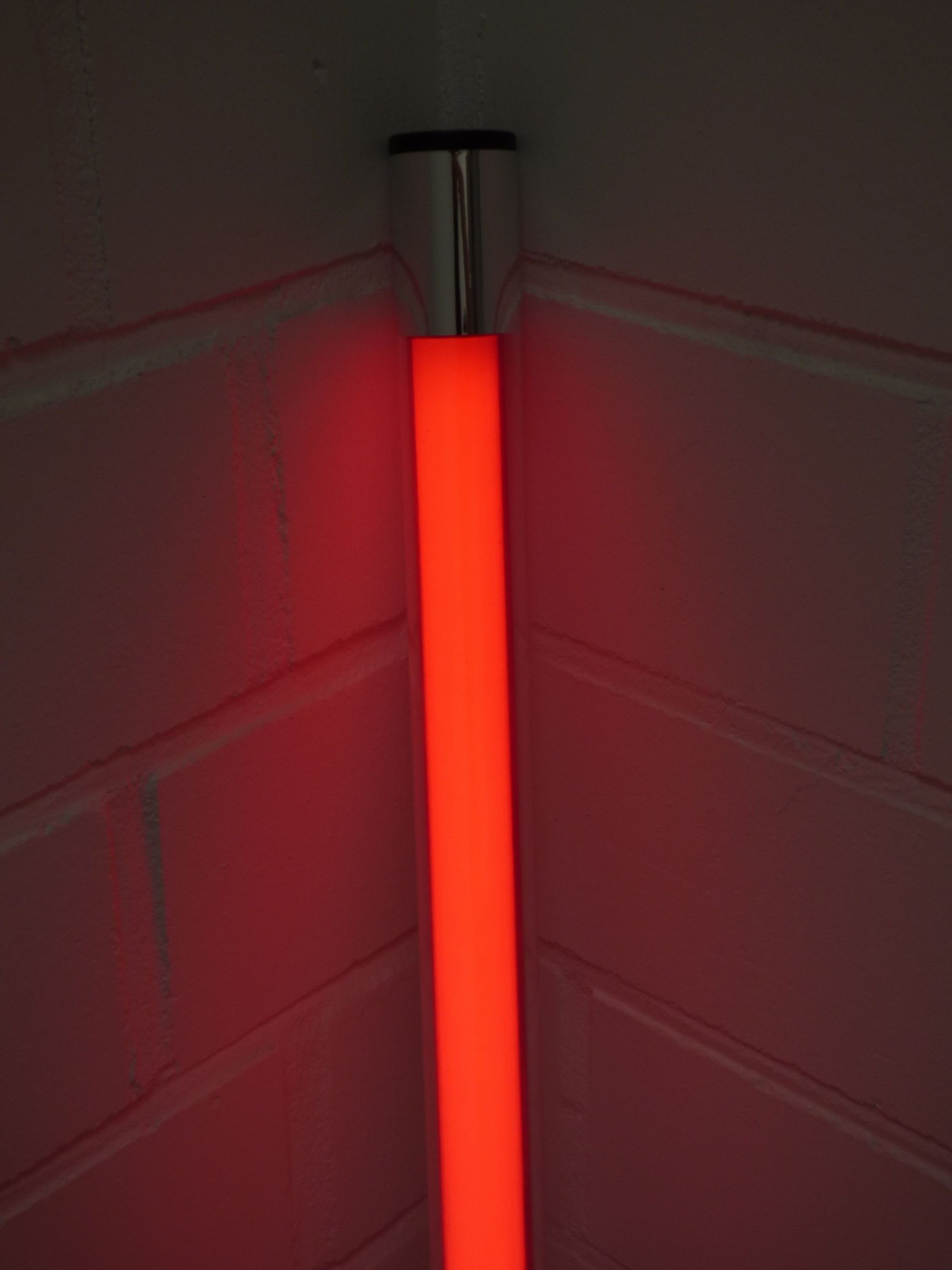 Innen, rot LED LED Lumen Watt LED 18 XENON 1600 Röhre T8, Leuchtstab Wandleuchte 123 Rot IP44 cm Xenon