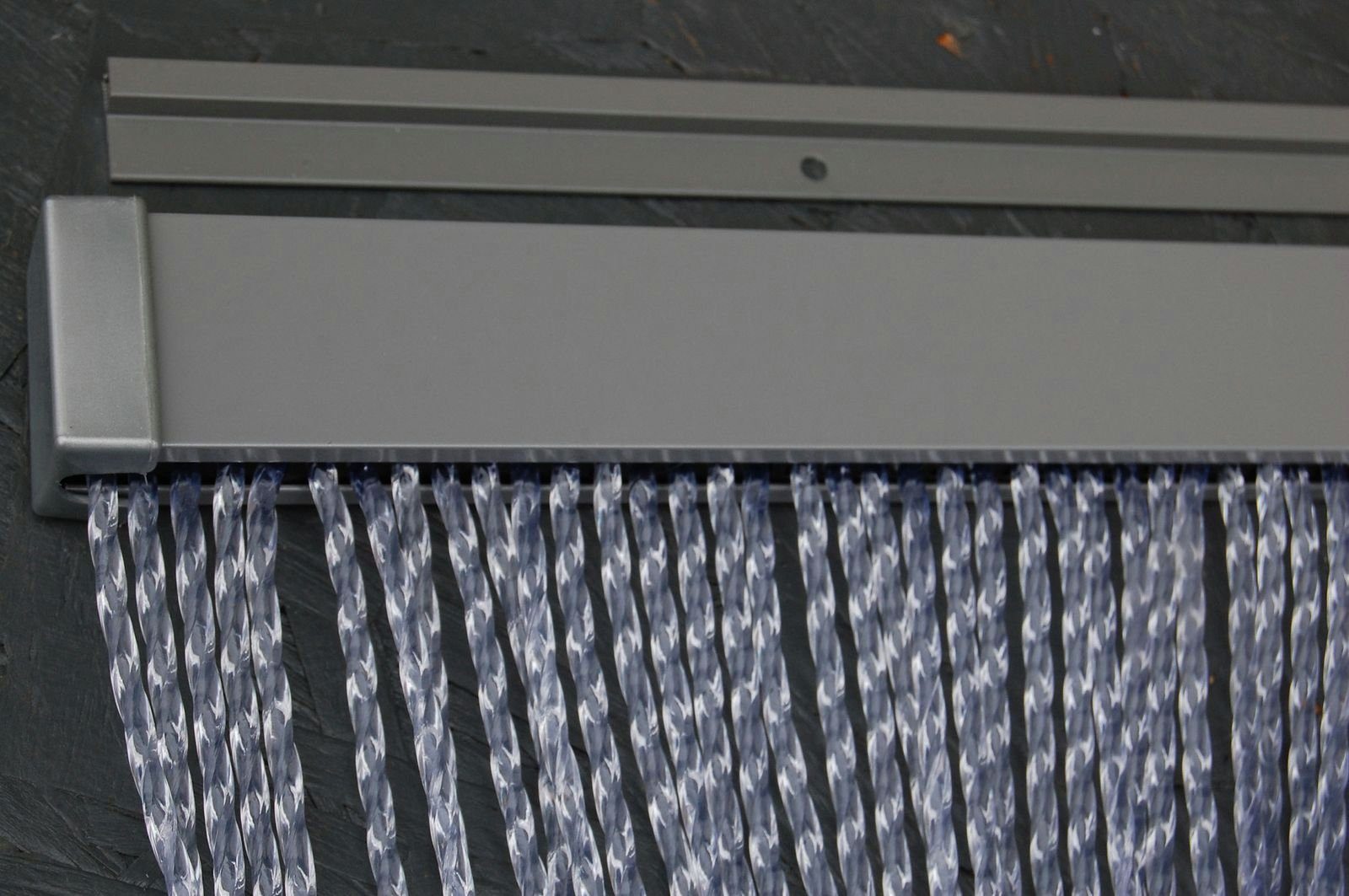 cm, Tenda La 1 210 Tenda Breite 90 Streifenvorhang Insektenschutz-Vorhang Länge individuell La kürzbar PVC - transparent, und x RIMINI
