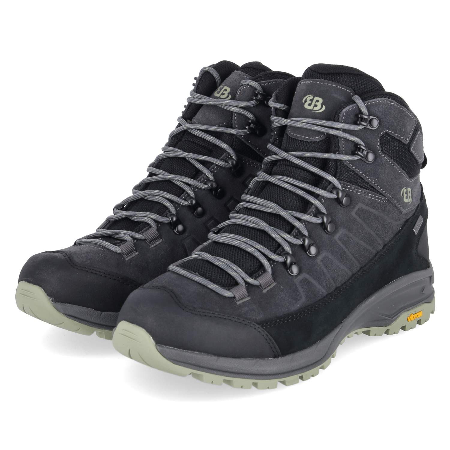 BRÜTTING Brütting Boots 221400 Herren Leder & Textil grey Trekkingschuh