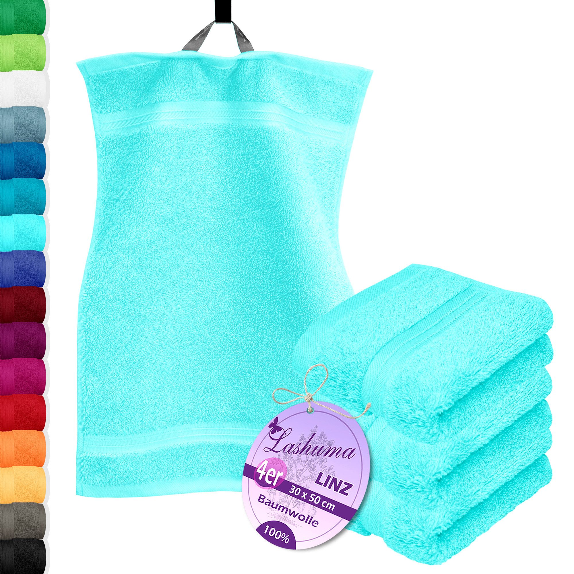 Lashuma Gästehandtücher - Kleine Handtücher Linz, Frottee (Spar-Set, 4-St), günstig online kaufen