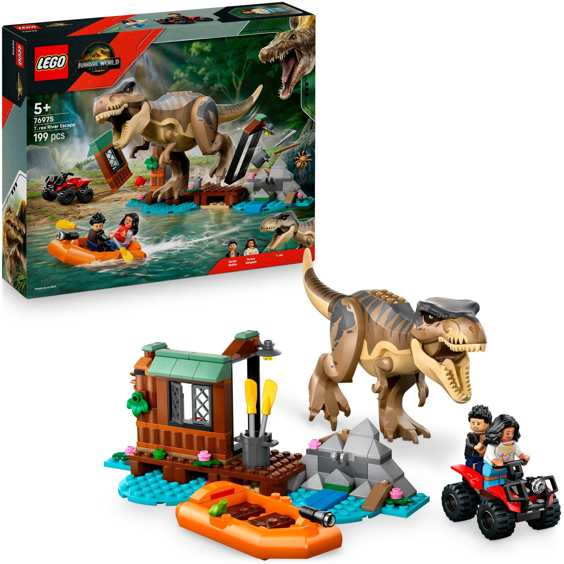 LEGO® Flucht vor dem T.Rex (76975), LEGO Jurassic World Konstruktionsspiels günstig online kaufen
