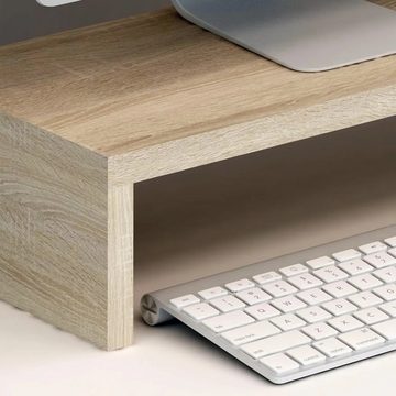 Moblix LAPI Monitorständer aus Holz – Schreibtischständer aus Holz Monitorständer, (Monitorständer, Einzelstück)