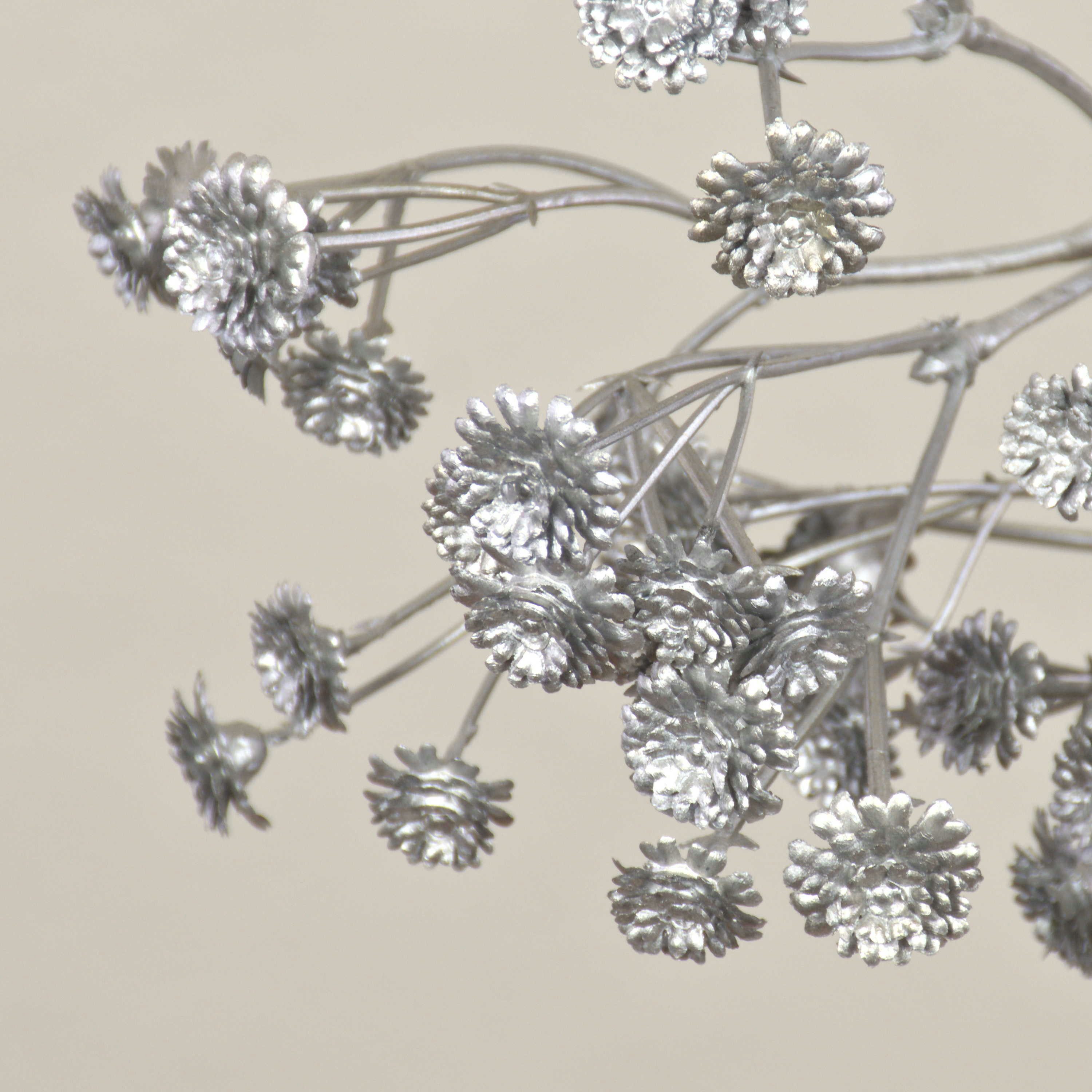 Kunstzweig Künstliches Schleierkraut MARLIESE, Silber, 65cm, Ø1-1,5cm Schleierkraut, artplants, Höhe 65.0 cm