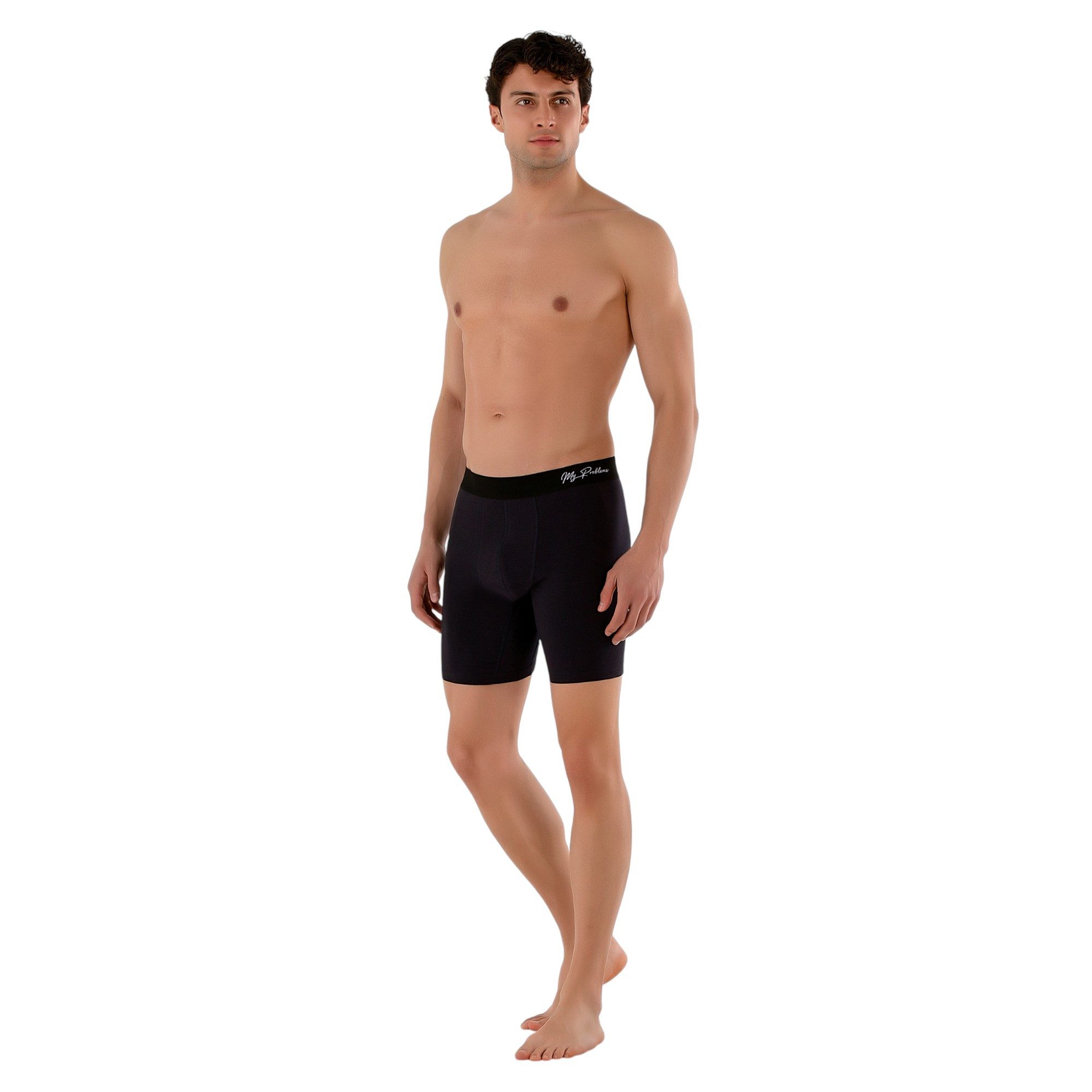 Myproblems Boxershorts Langes Bein 6er Pack Baumwolle Boxershorts Unterwäsche Herren S-4XL