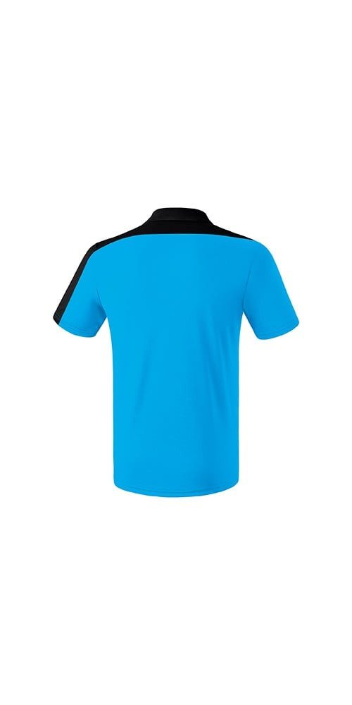 Erima T-Shirt Sport-Polo Club 1900 2.0 (100% Polyester) curacaoblau/schwarz Kinder