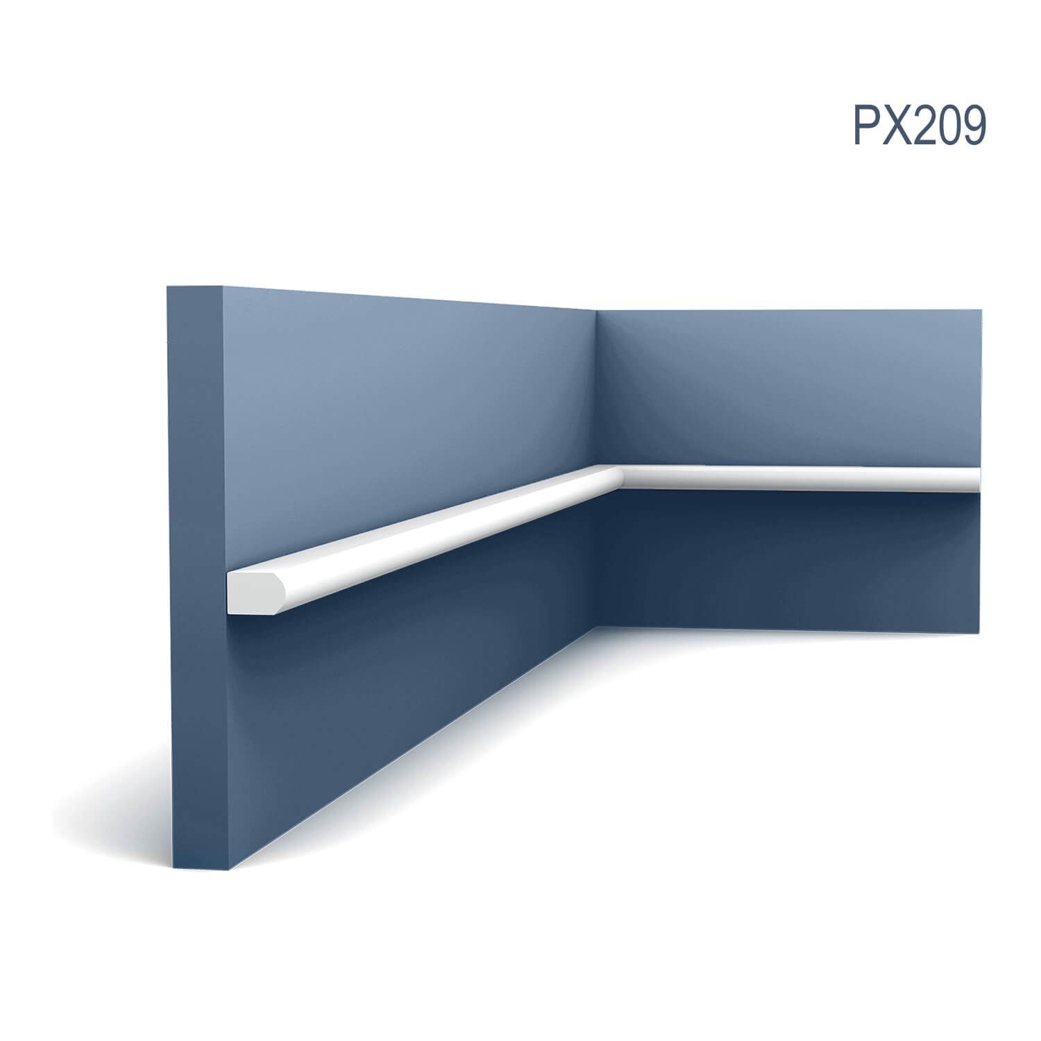 Orac Decor Zierleiste PX209 MODERN RIBBON Wand- und Friesleiste Zierleiste Stuckleiste 2 m, kleben, Duropolymer®, 1-St., 1 x Stuckleiste, Wand- und Friesleiste Zierleiste Stuckleiste 2 m