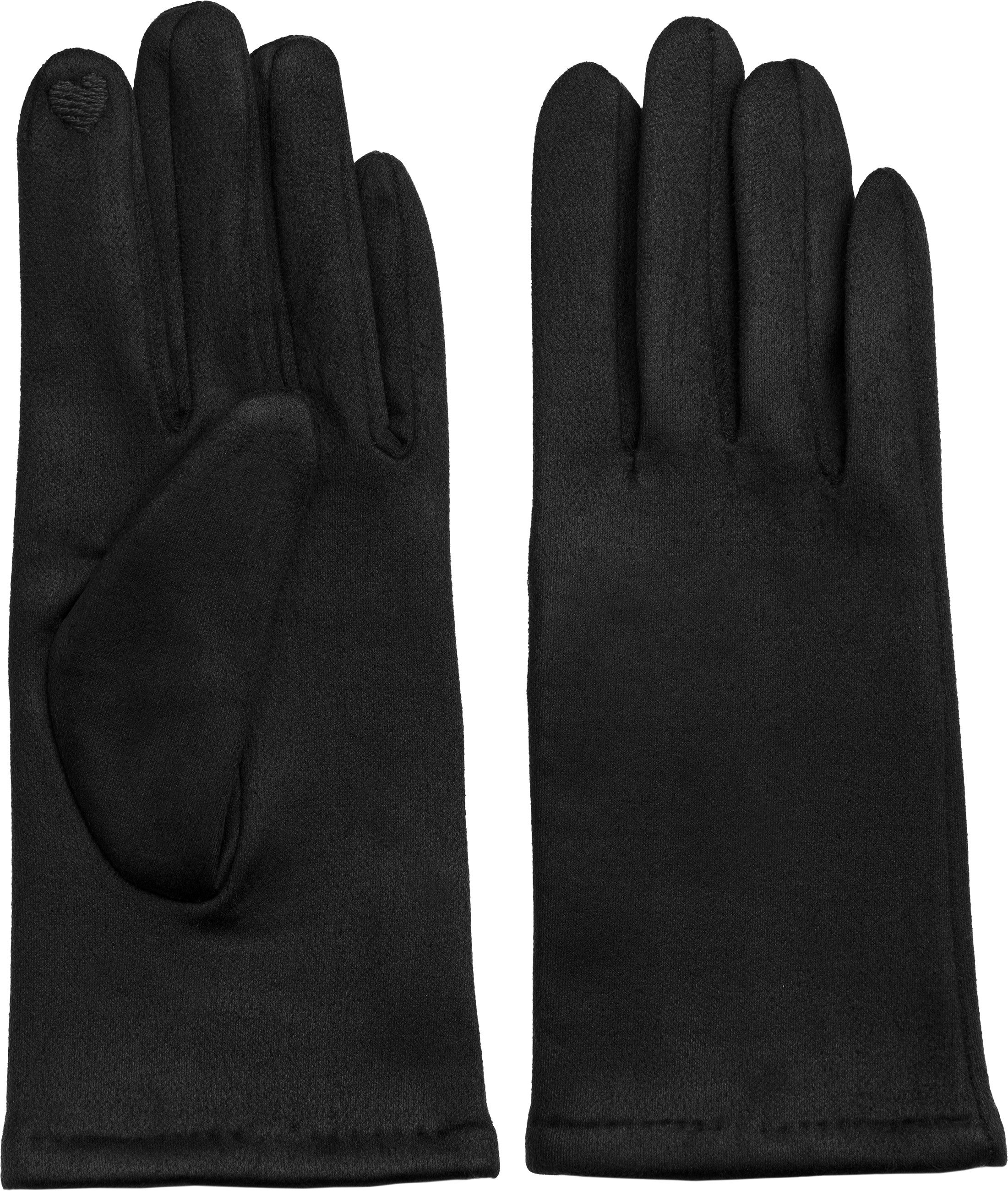 Caspar Strickhandschuhe GLV013 klassisch elegante uni Damen Winter Handschuhe