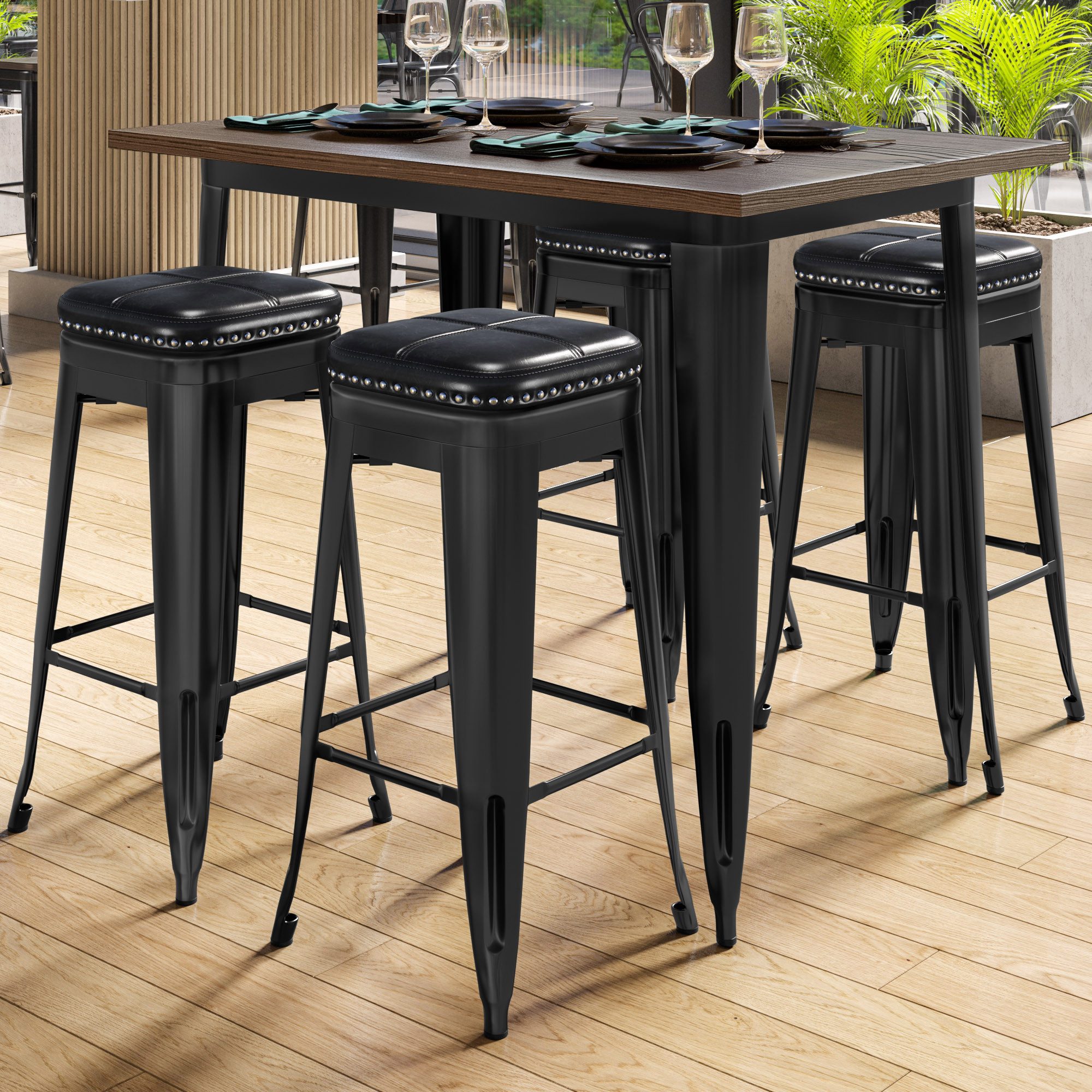 GGMMÖBEL Gartenlounge-Hocker CALIFORNIA