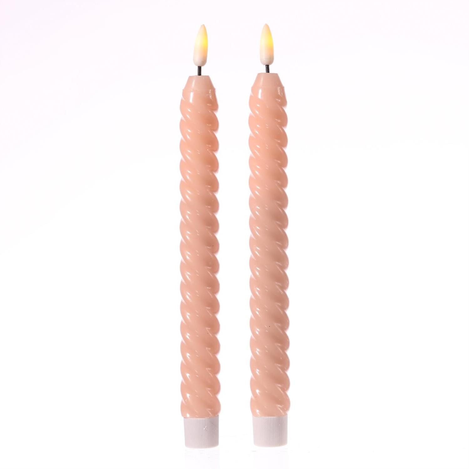 MARELIDA LED-Kerze LED Stabkerzen Twist Tafelkerzen günstig online kaufen