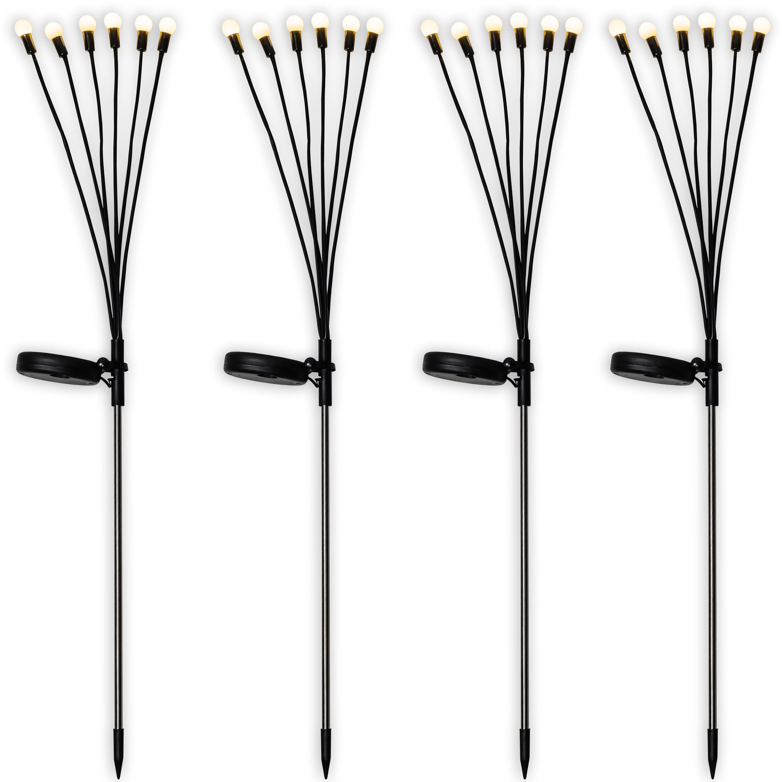 IC Gardenworld LED Solarleuchte 4er Set günstig online kaufen