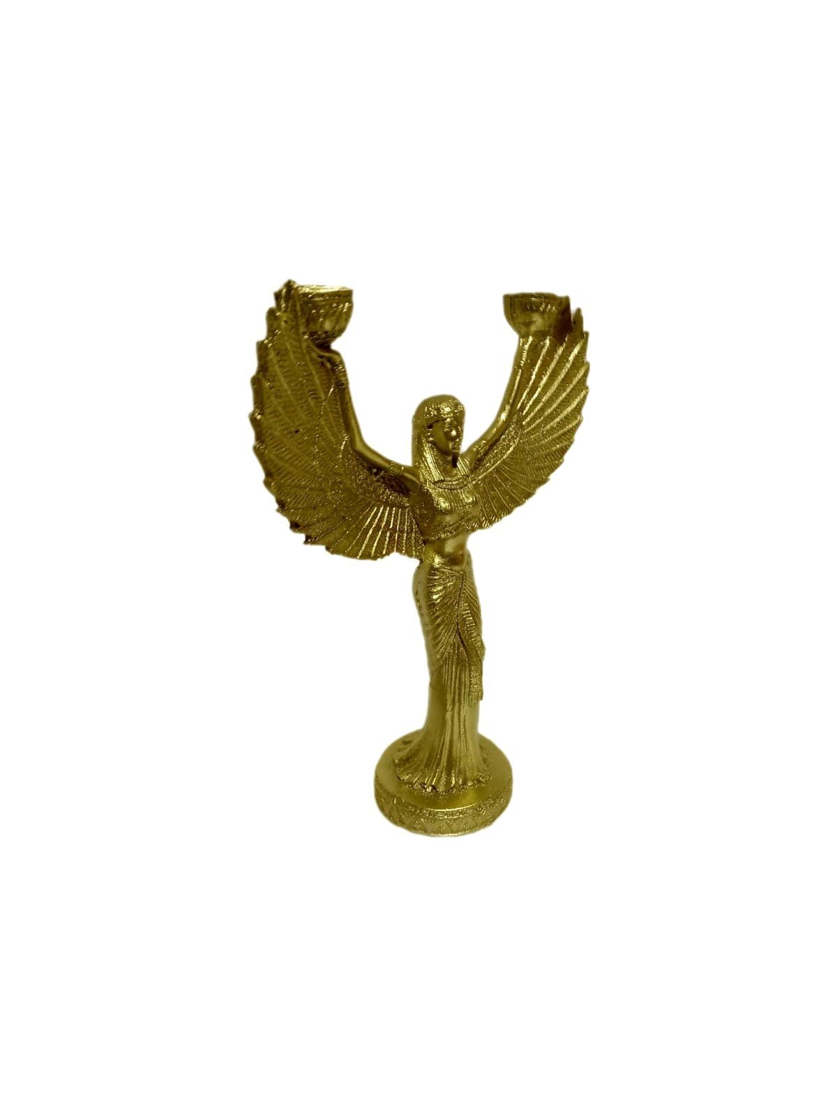 moebel17 Dekofigur Gold, Skulptur Polyresin aus Engel Dekofigur