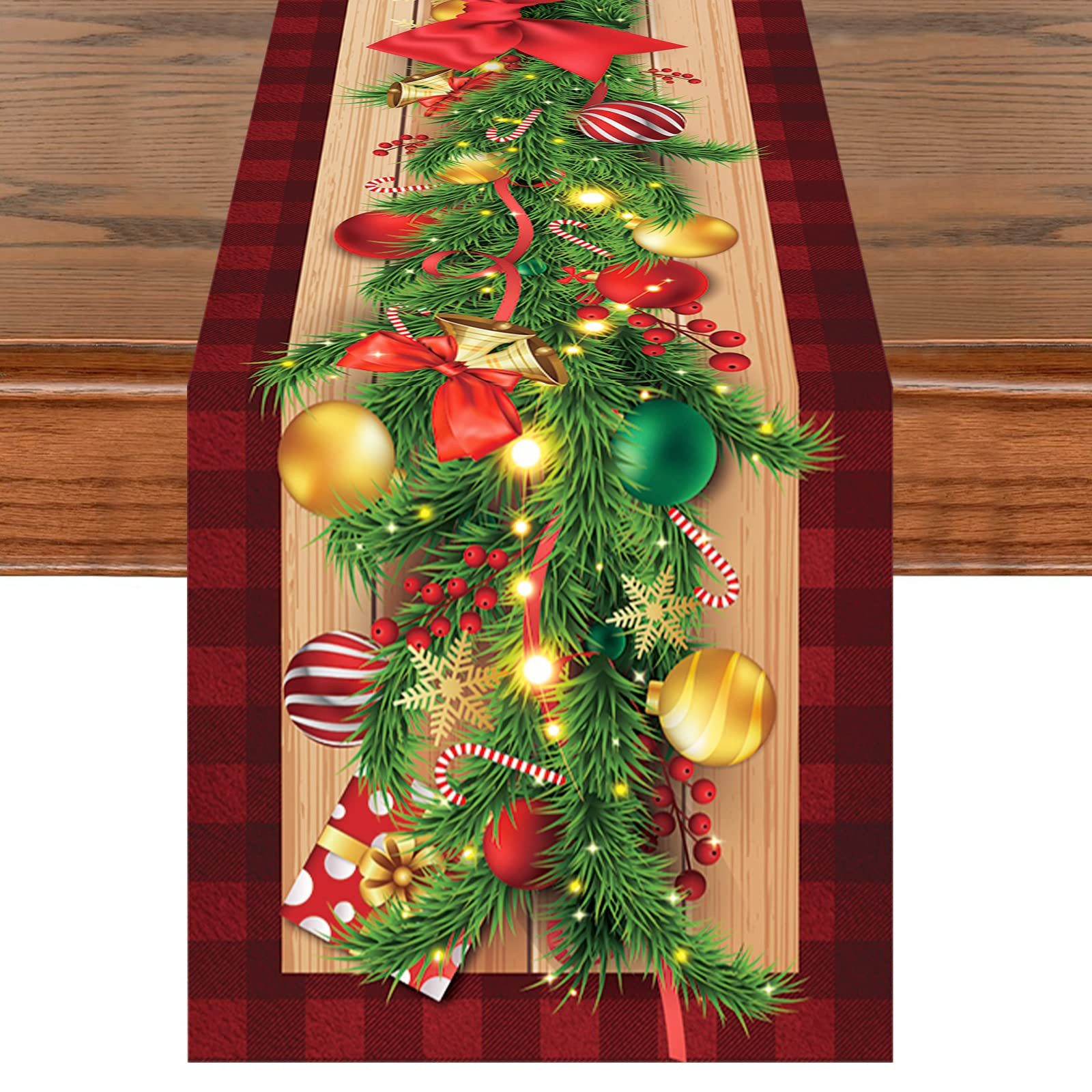 Coonoor Tischläufer Tischdecke Winter Weihnachten Dekoration, günstig online kaufen