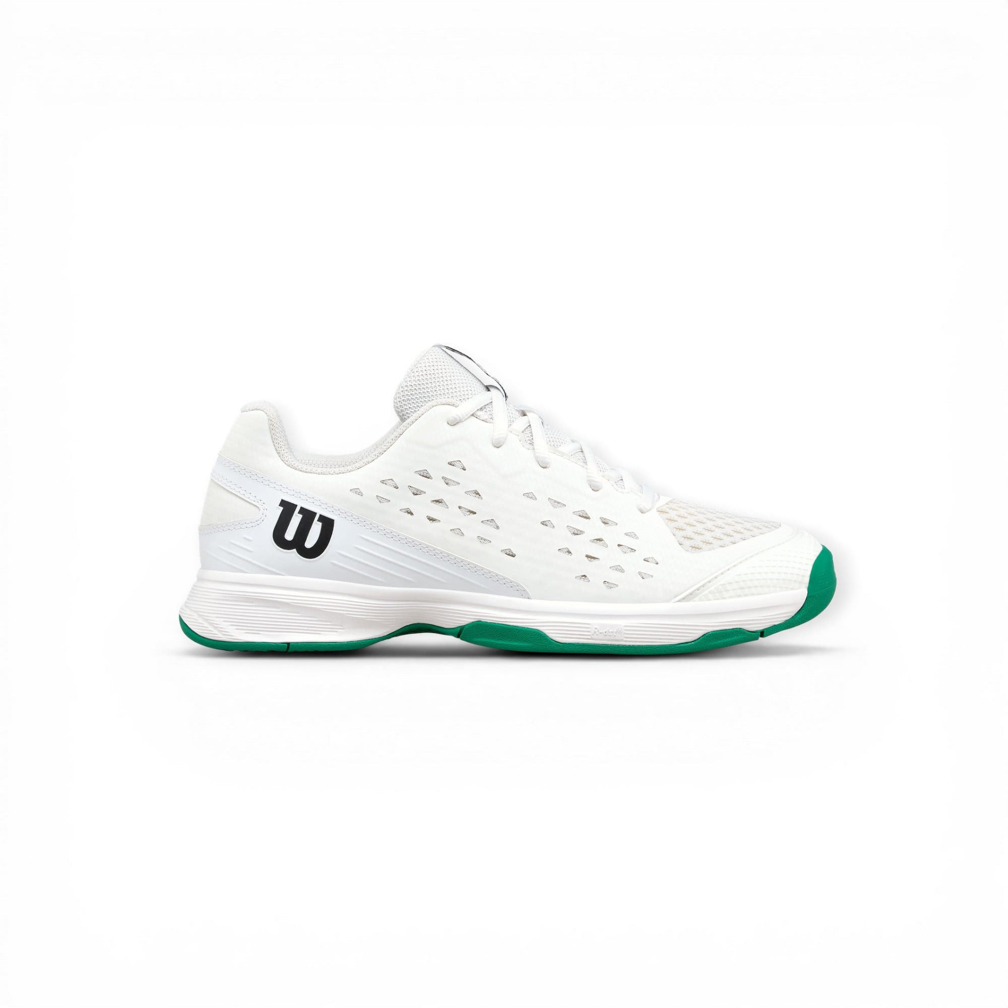 Wilson Rush Pro L Allcourt 2026 weiss/grün Kinder Tennisschuh