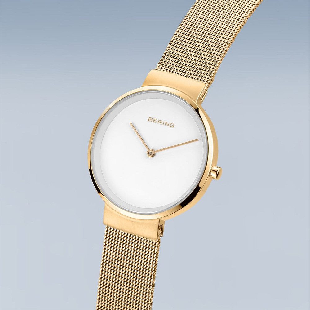 Bering Quarzuhr Bering Classic gold poliert/gebürstet 14531-334 14531-334, Hochwertiges Produkt mit zeitlosem Design, sorgfältiger Verarbeitung