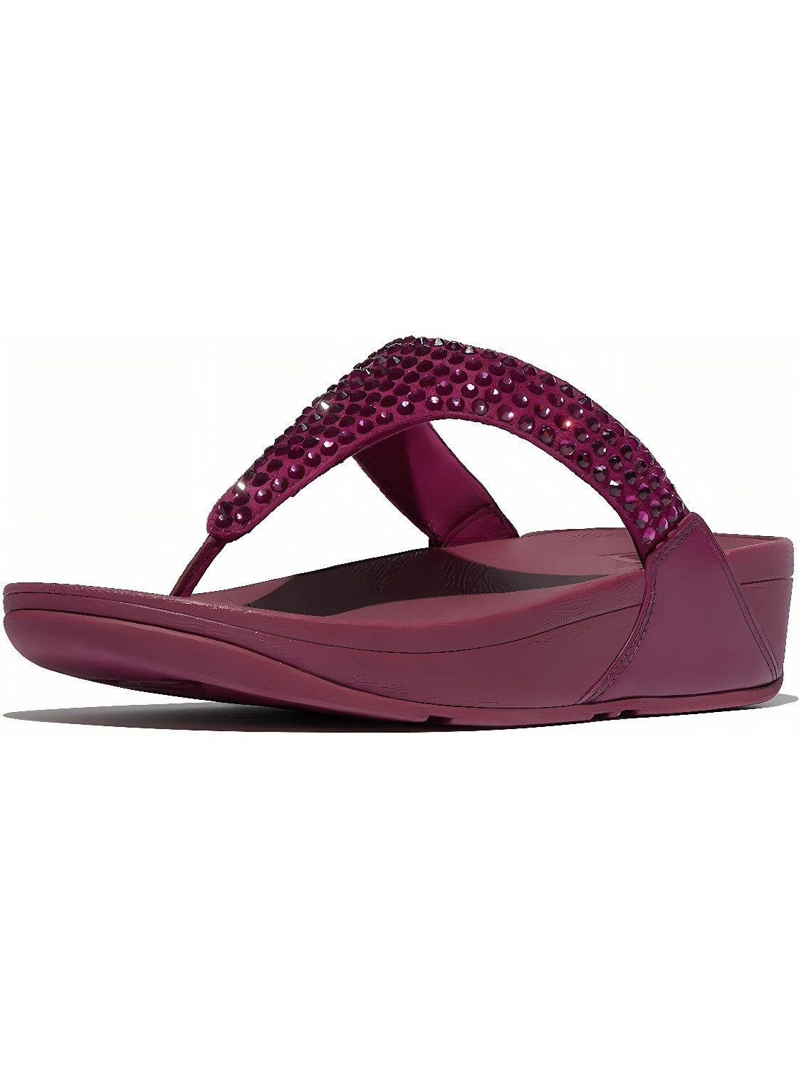 Lulu Maxi-Crystal Toe-Post Sandals Sandale